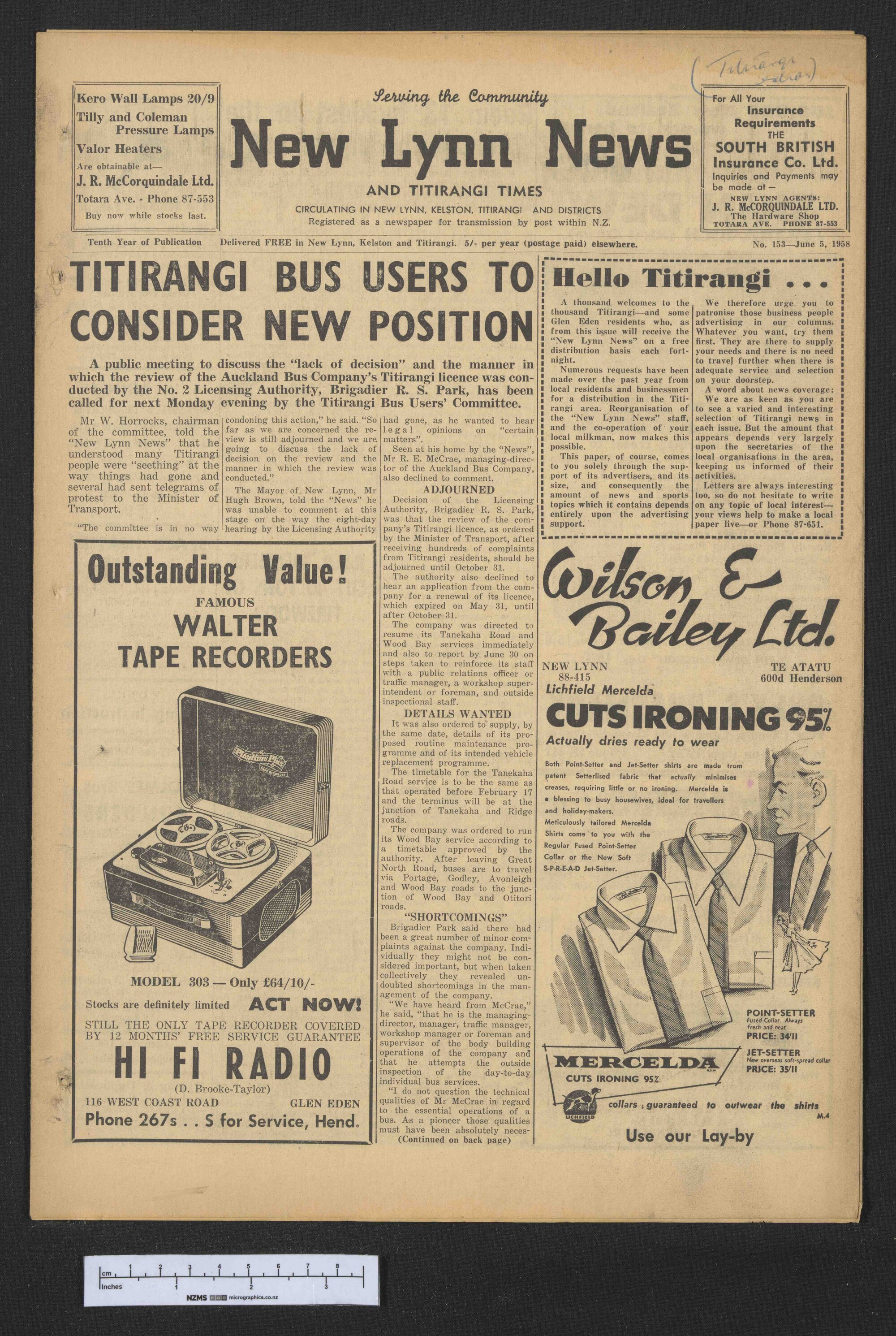 1958-06-05 New Lynn News