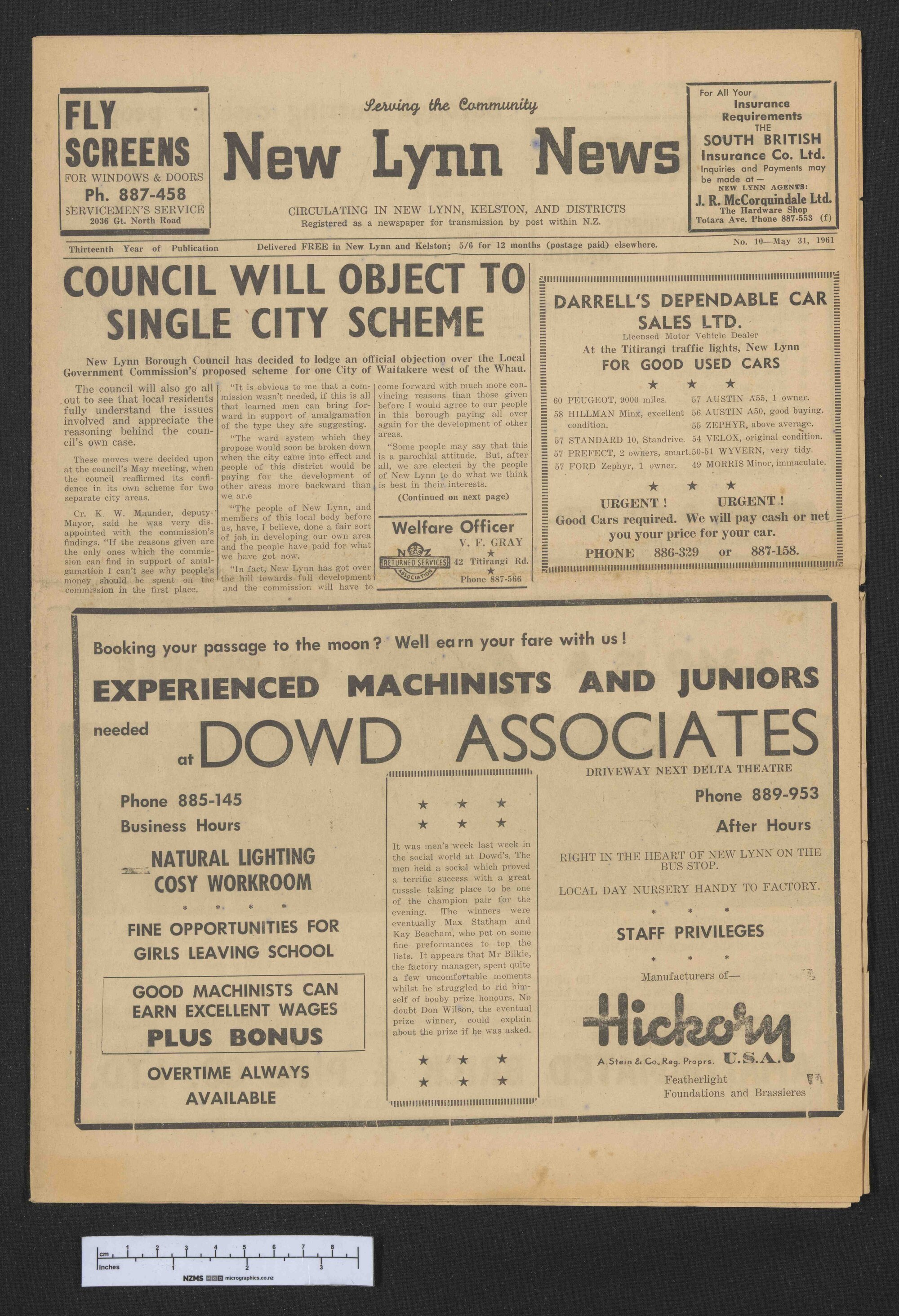 1961-05-31 New Lynn News