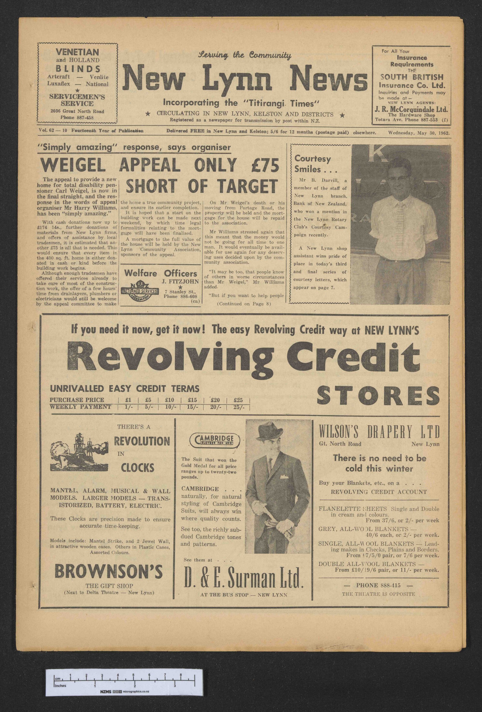 1962-05-30 New Lynn News