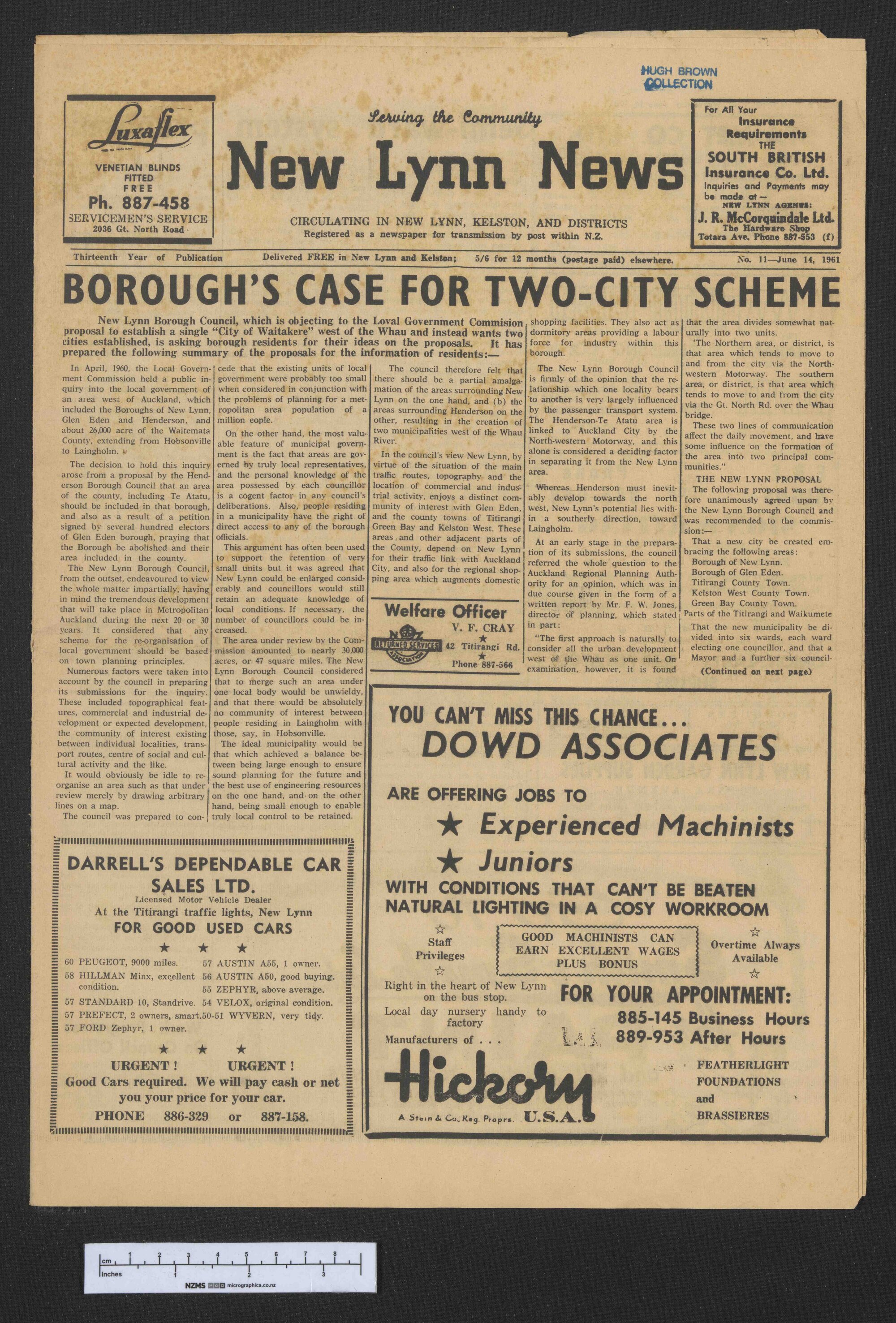 1961-06-14 New Lynn News