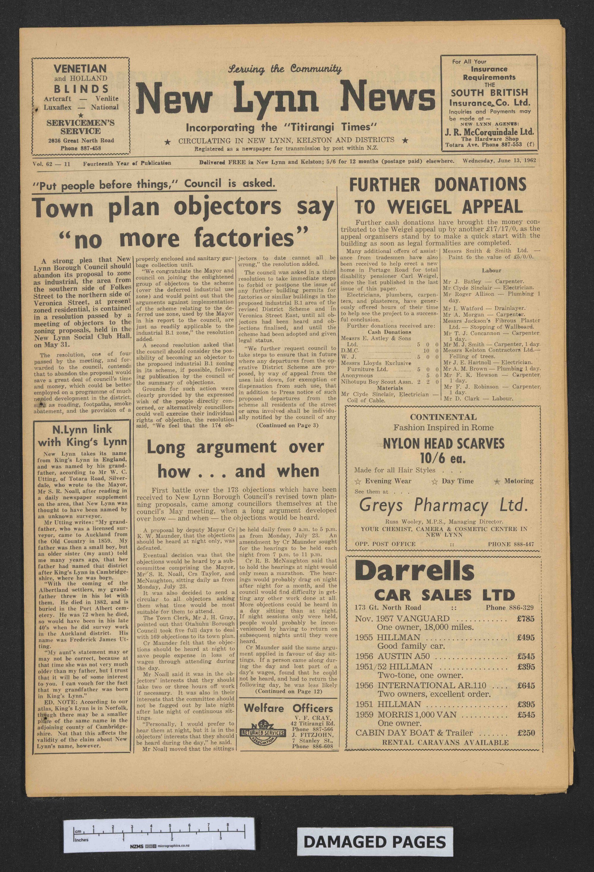 1962-06-13 New Lynn News