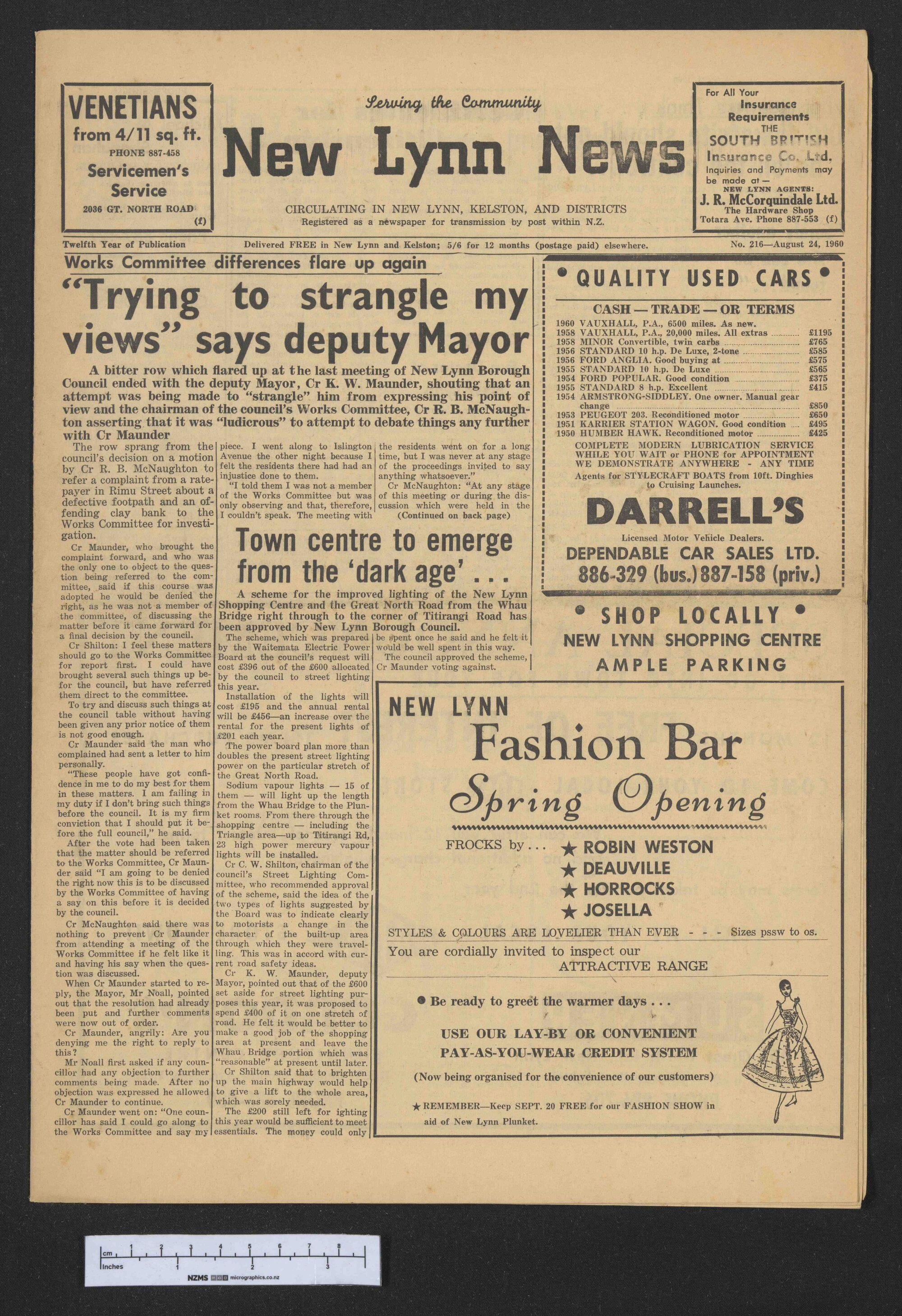 1960-08-24 New Lynn News