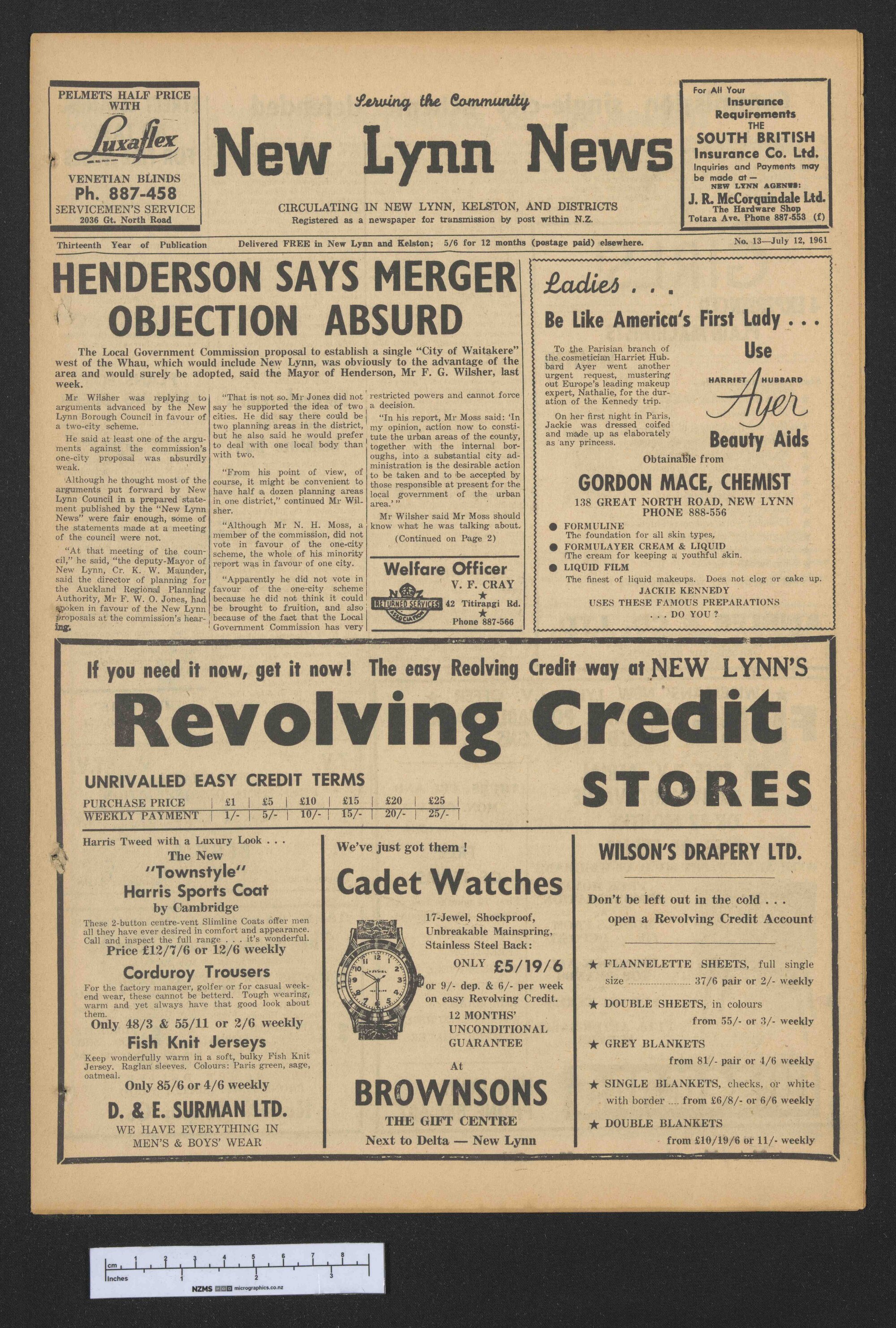 1961-07-12 New Lynn News