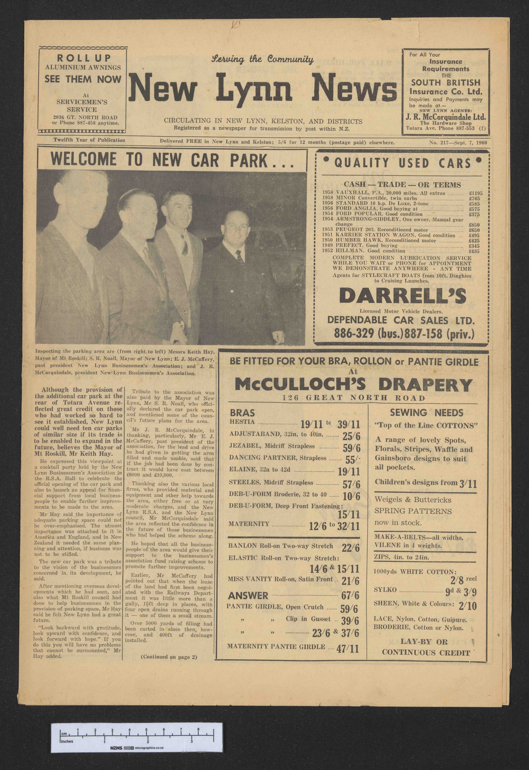 1960-09-07 New Lynn News