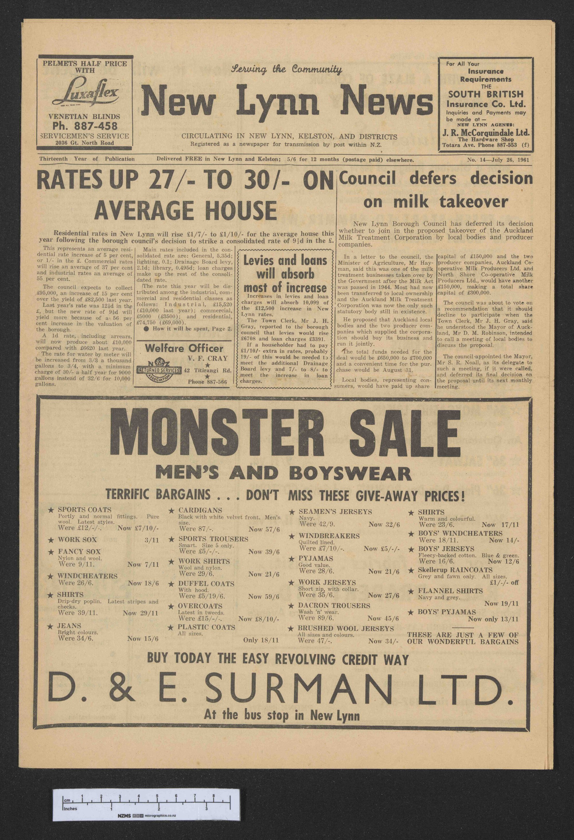 1961-07-26 New Lynn News