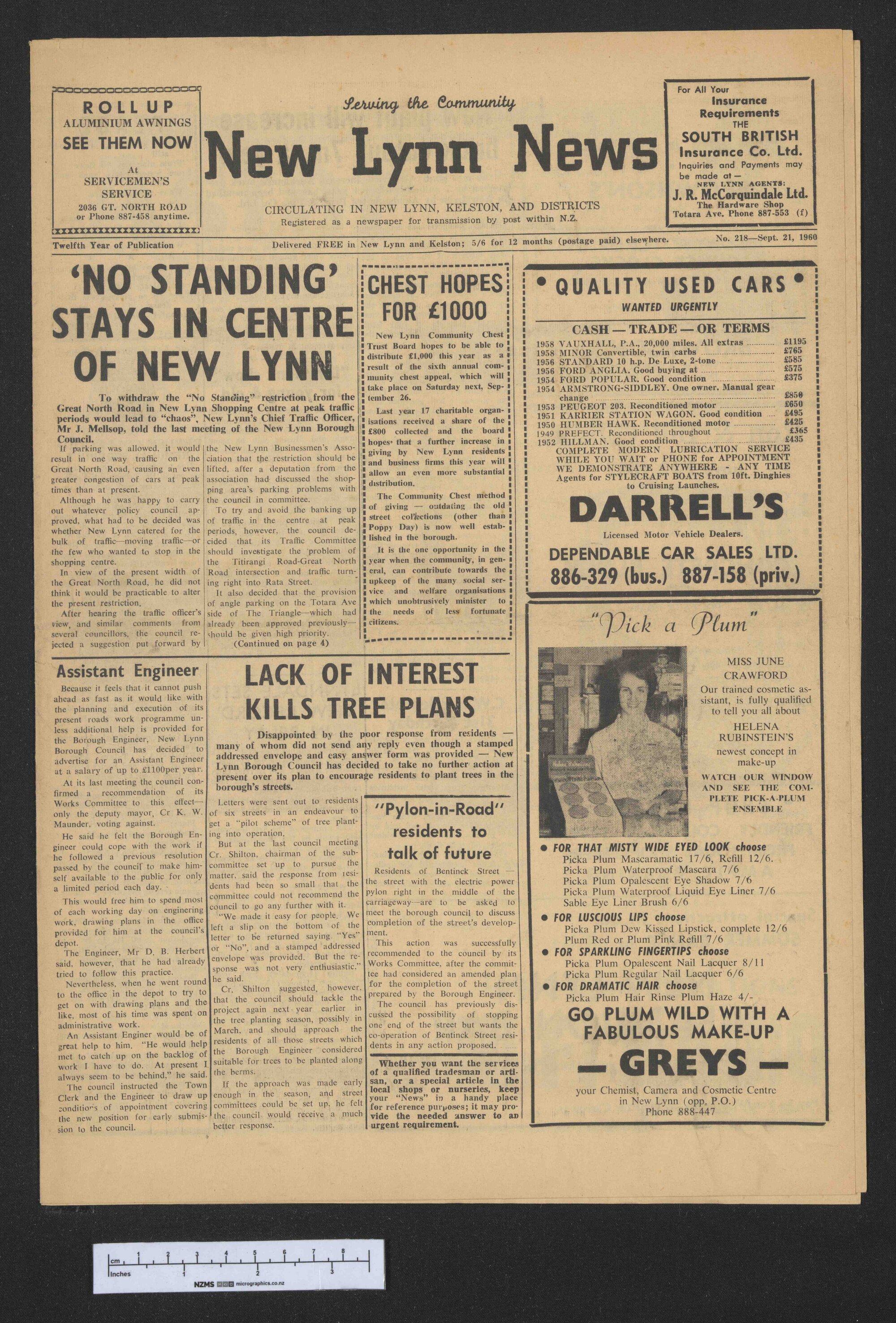 1960-09-21 New Lynn News