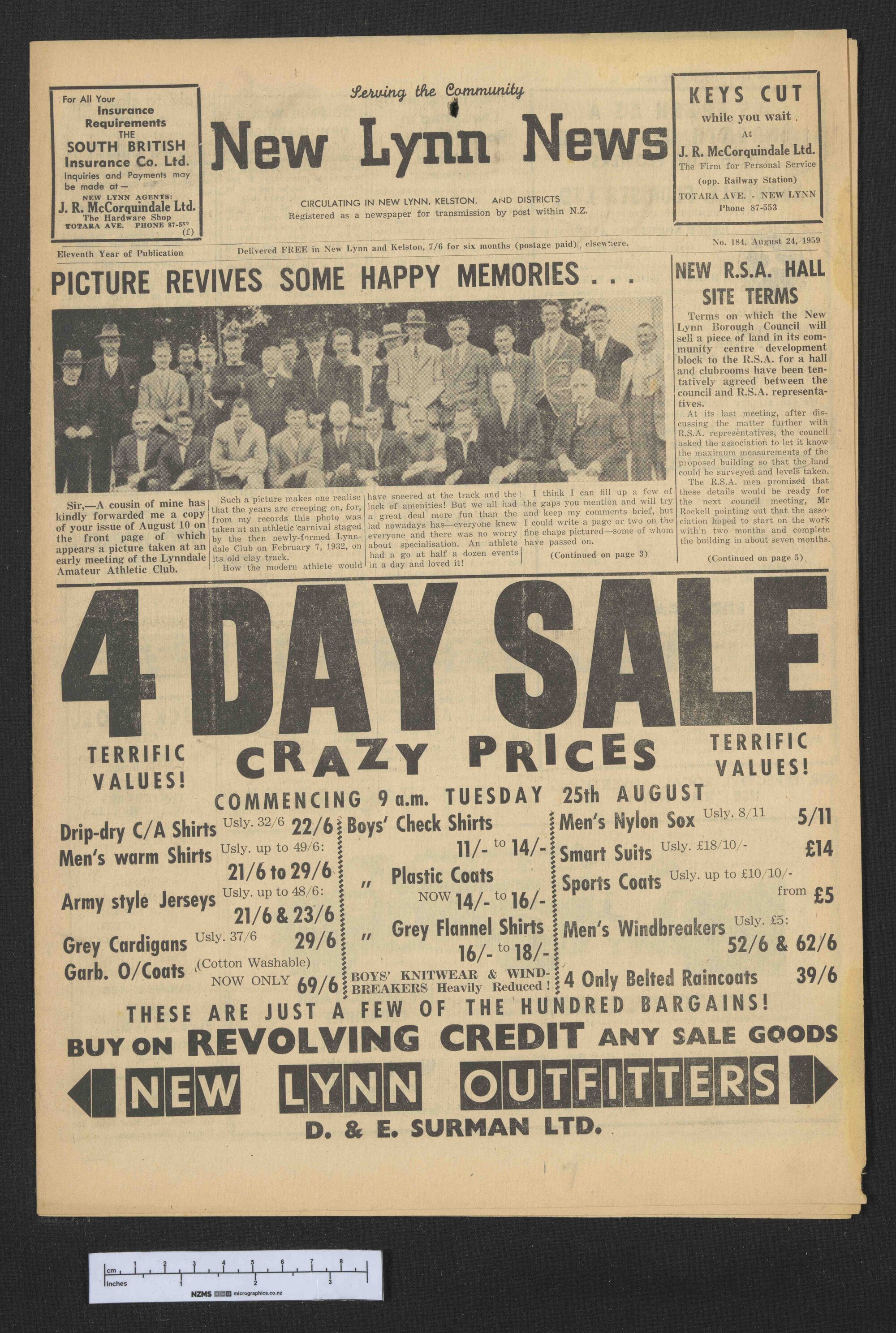 1959-08-24 New Lynn News