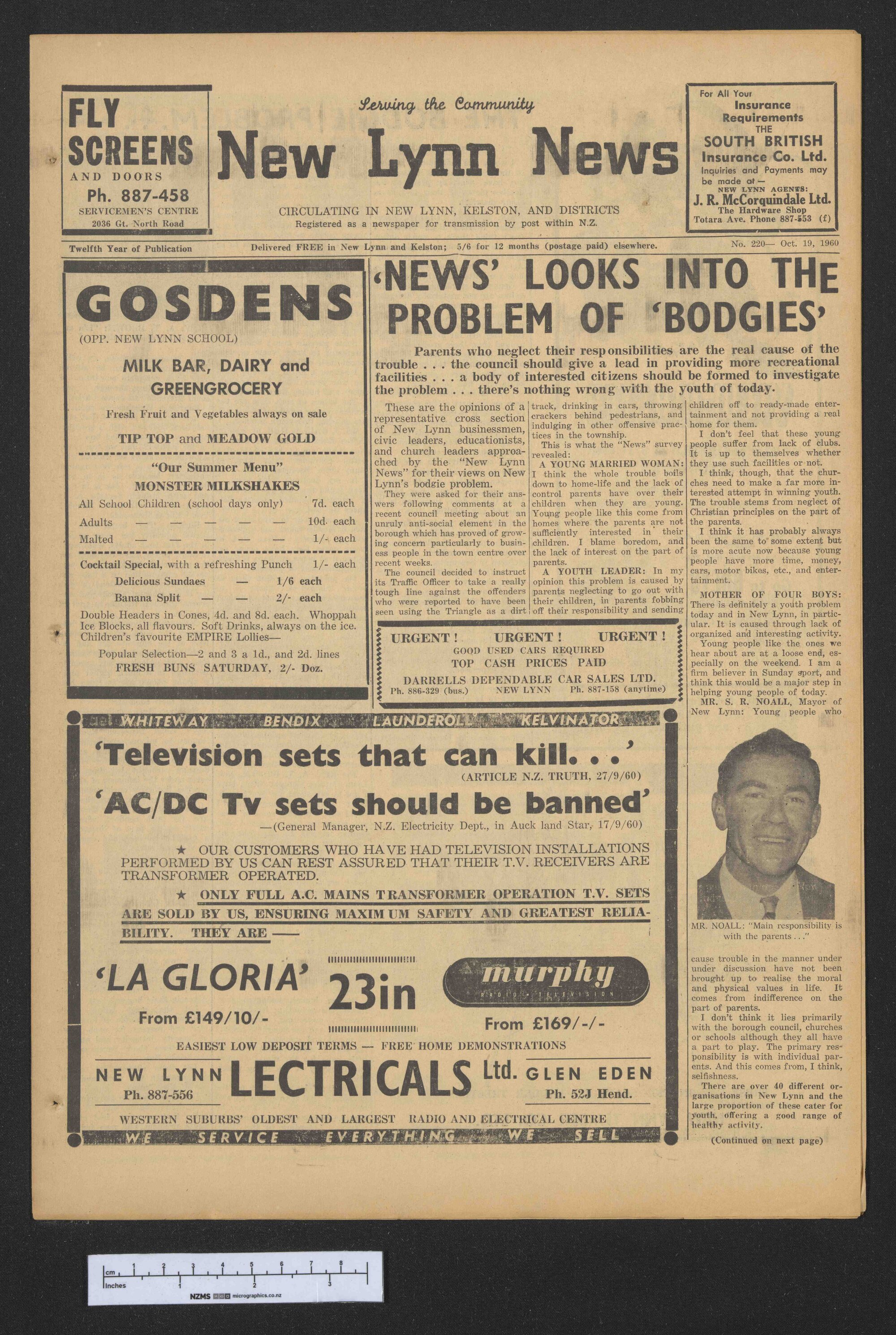 1960-10-19 New Lynn News