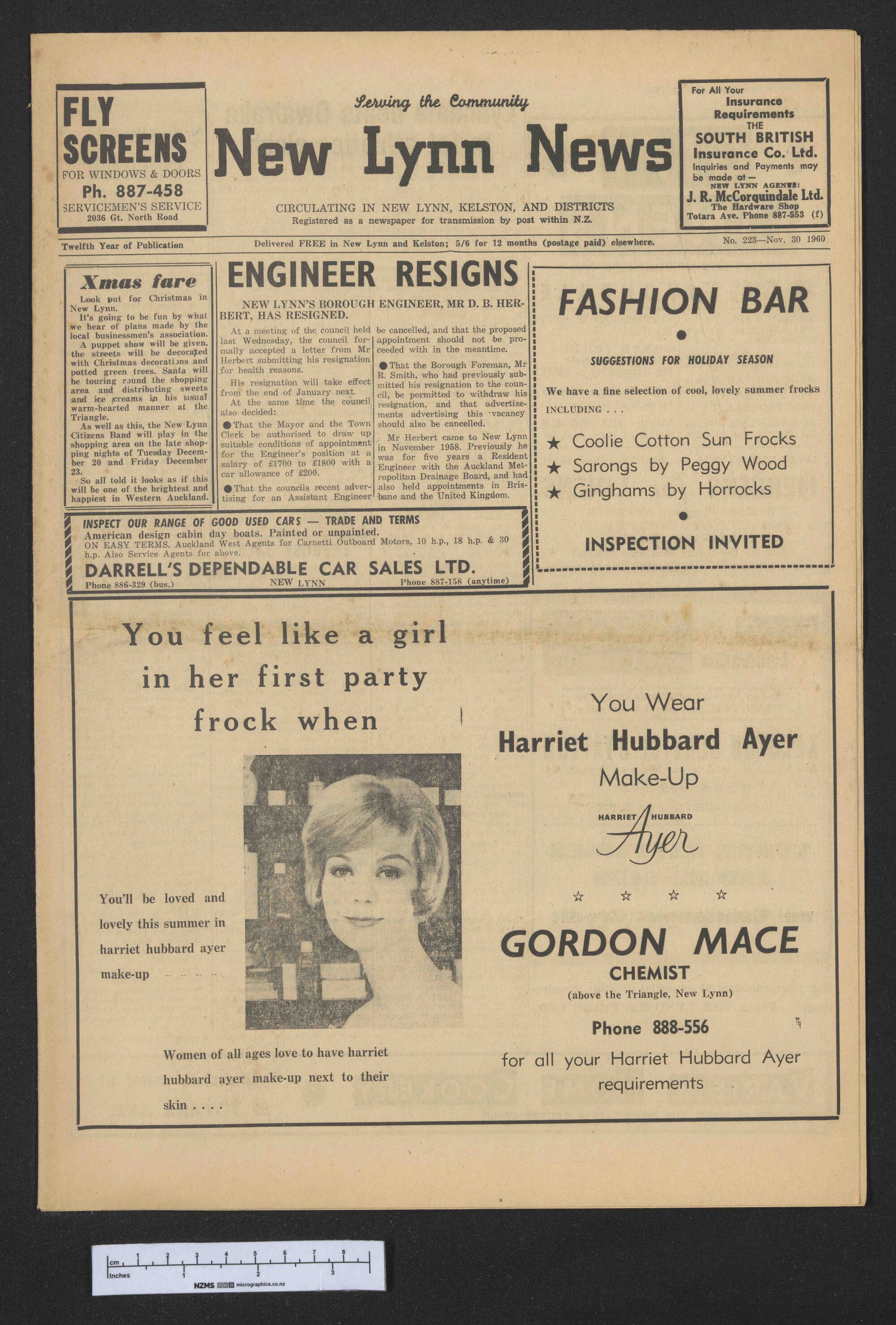 1960-11-30 New Lynn News