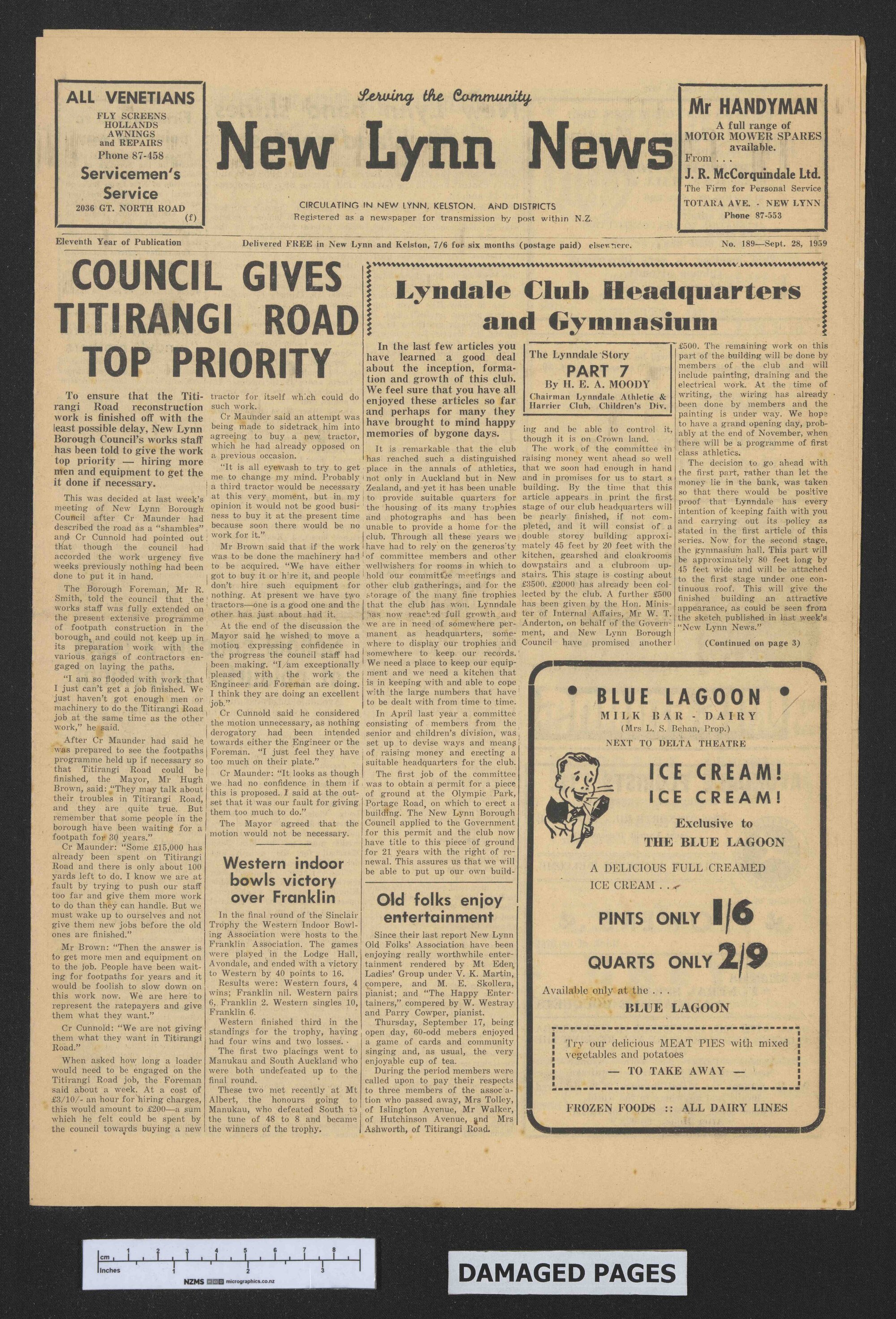 1959-09-28 New Lynn News