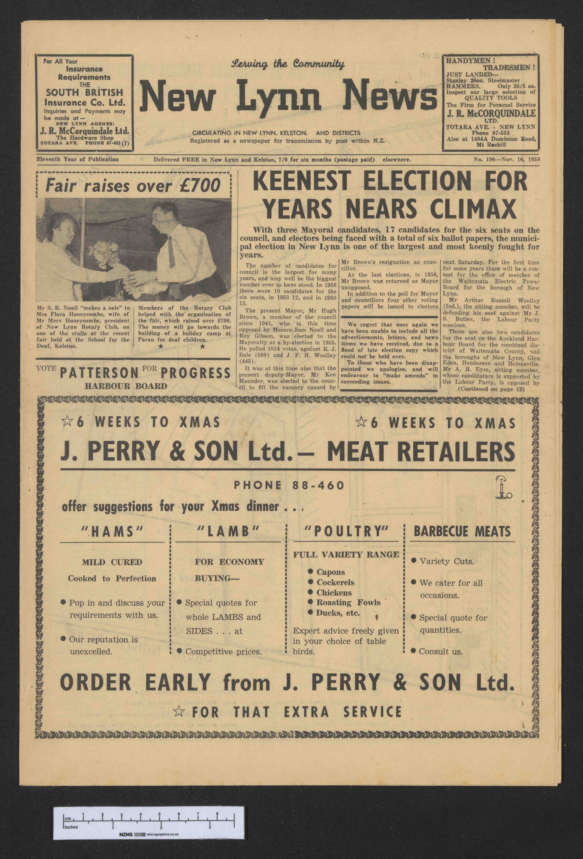 1959-11-16 New Lynn News