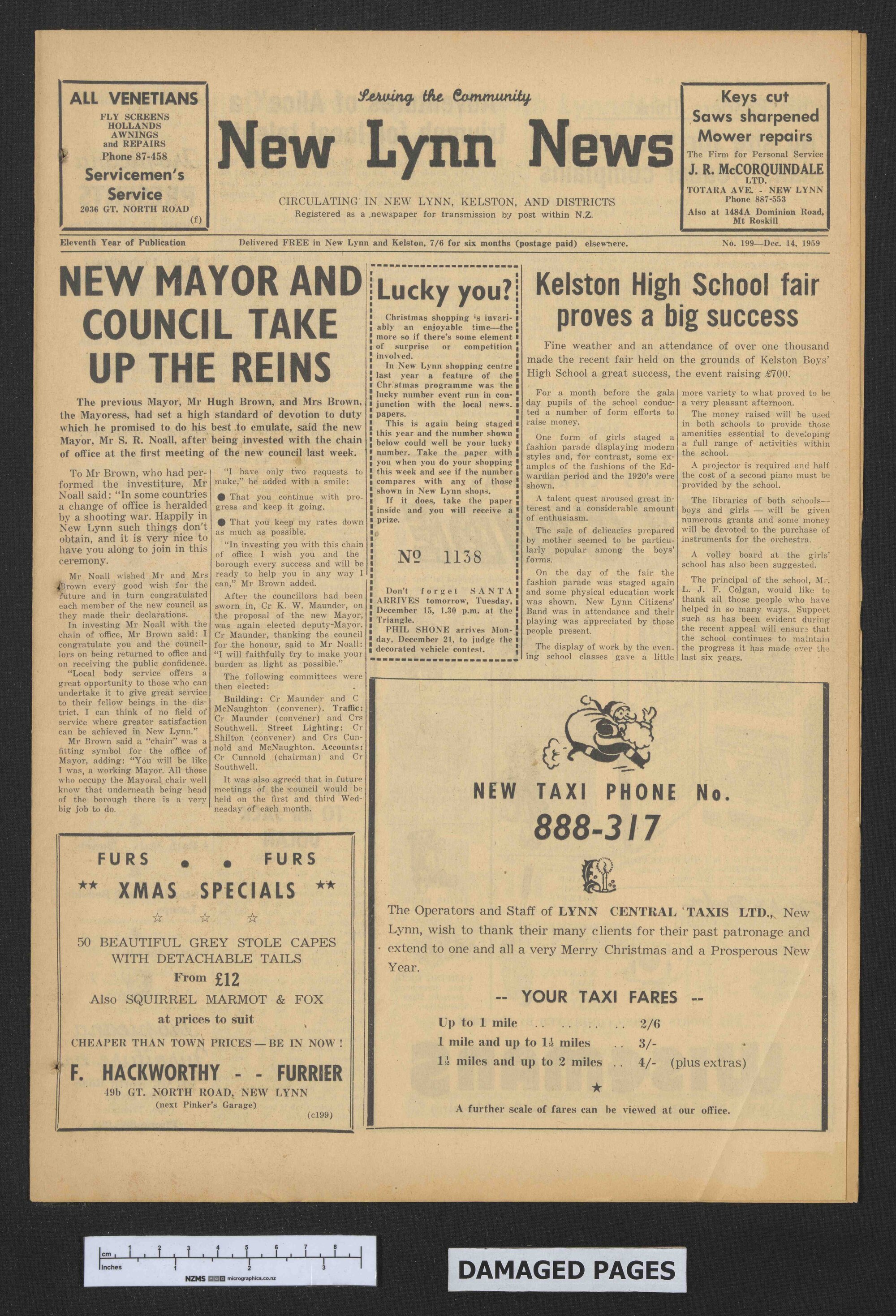1959-12-14 New Lynn News