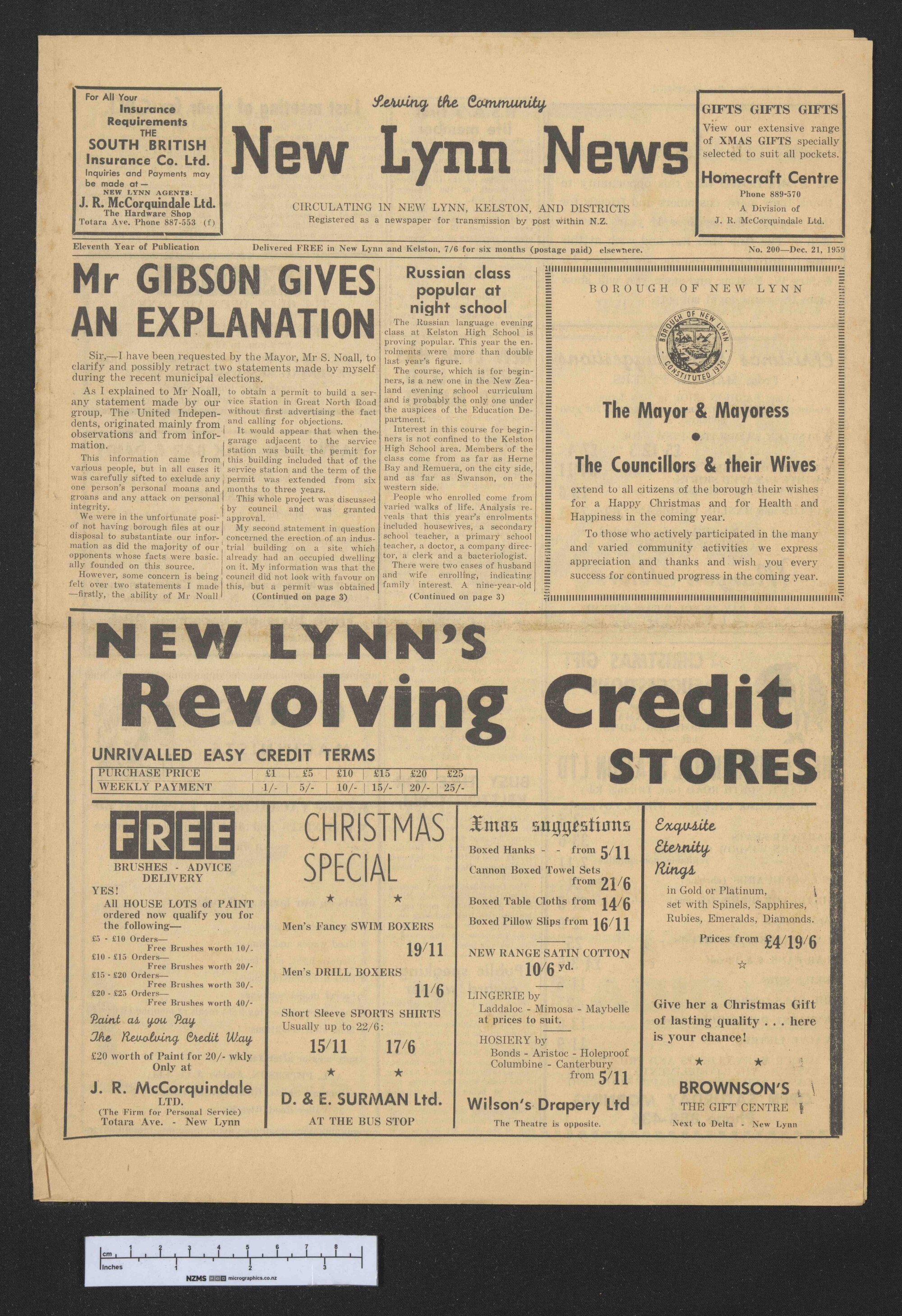 1959-12-21 New Lynn News