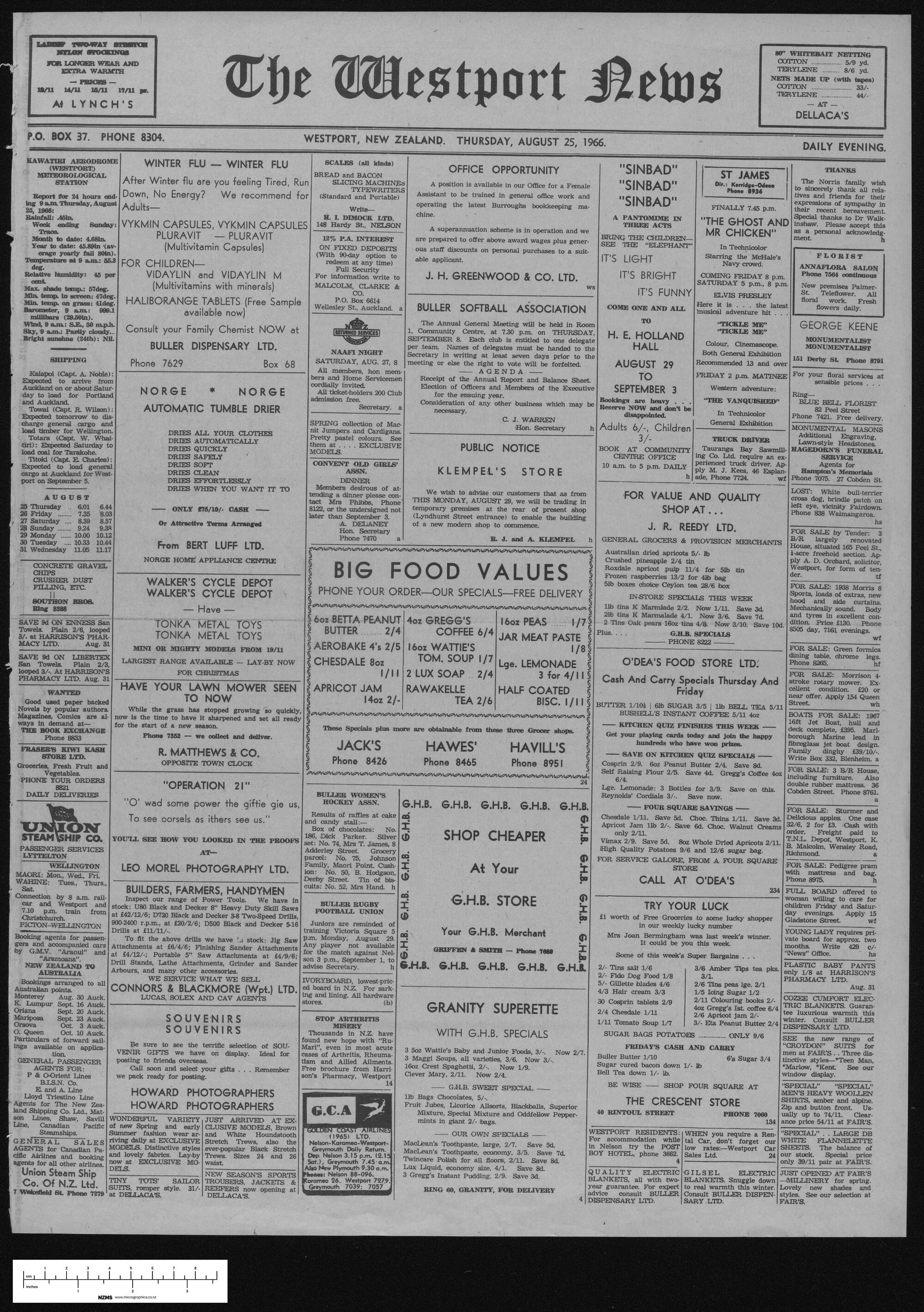 1966-08-25 Westport News