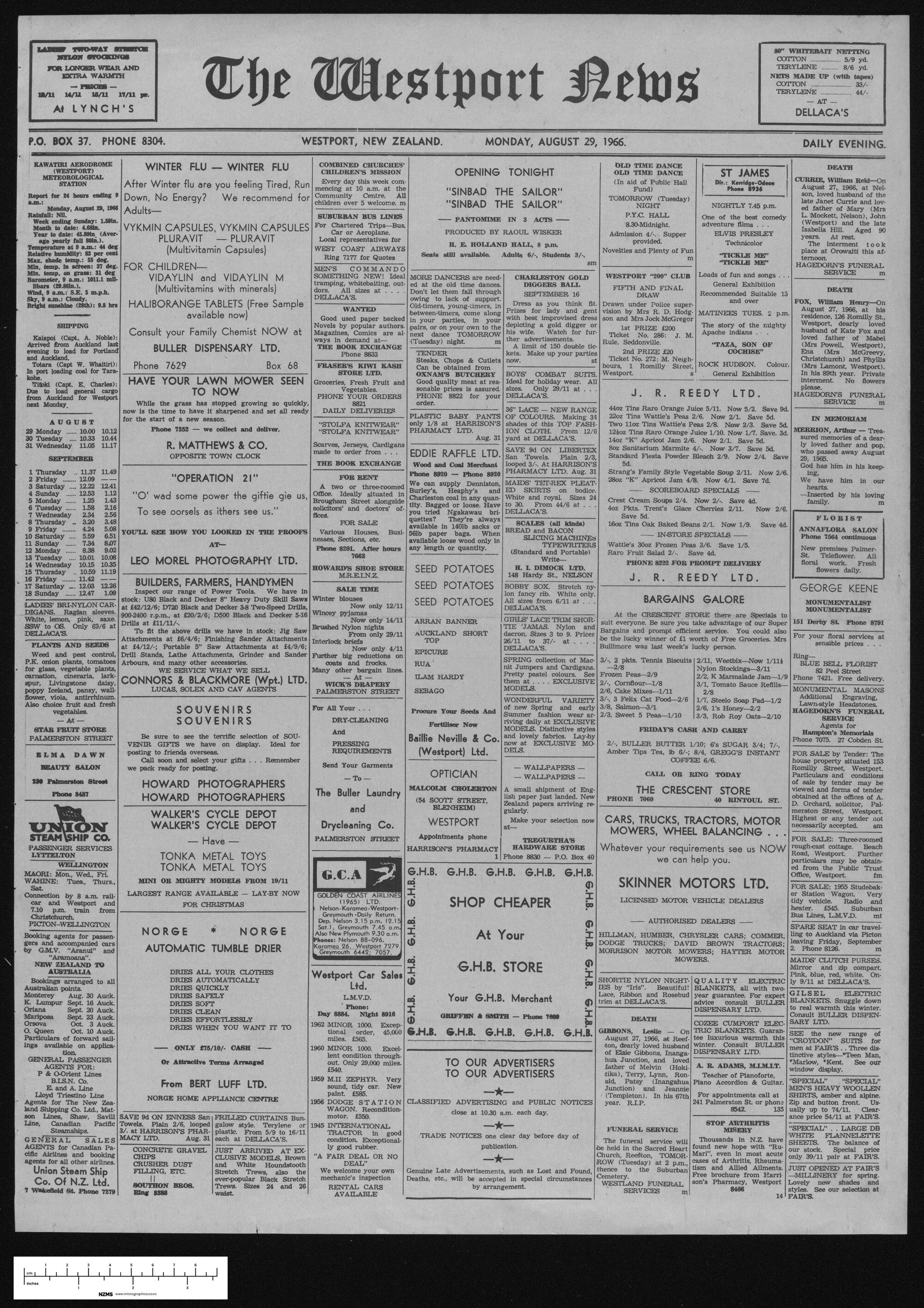 1966-08-29 Westport News