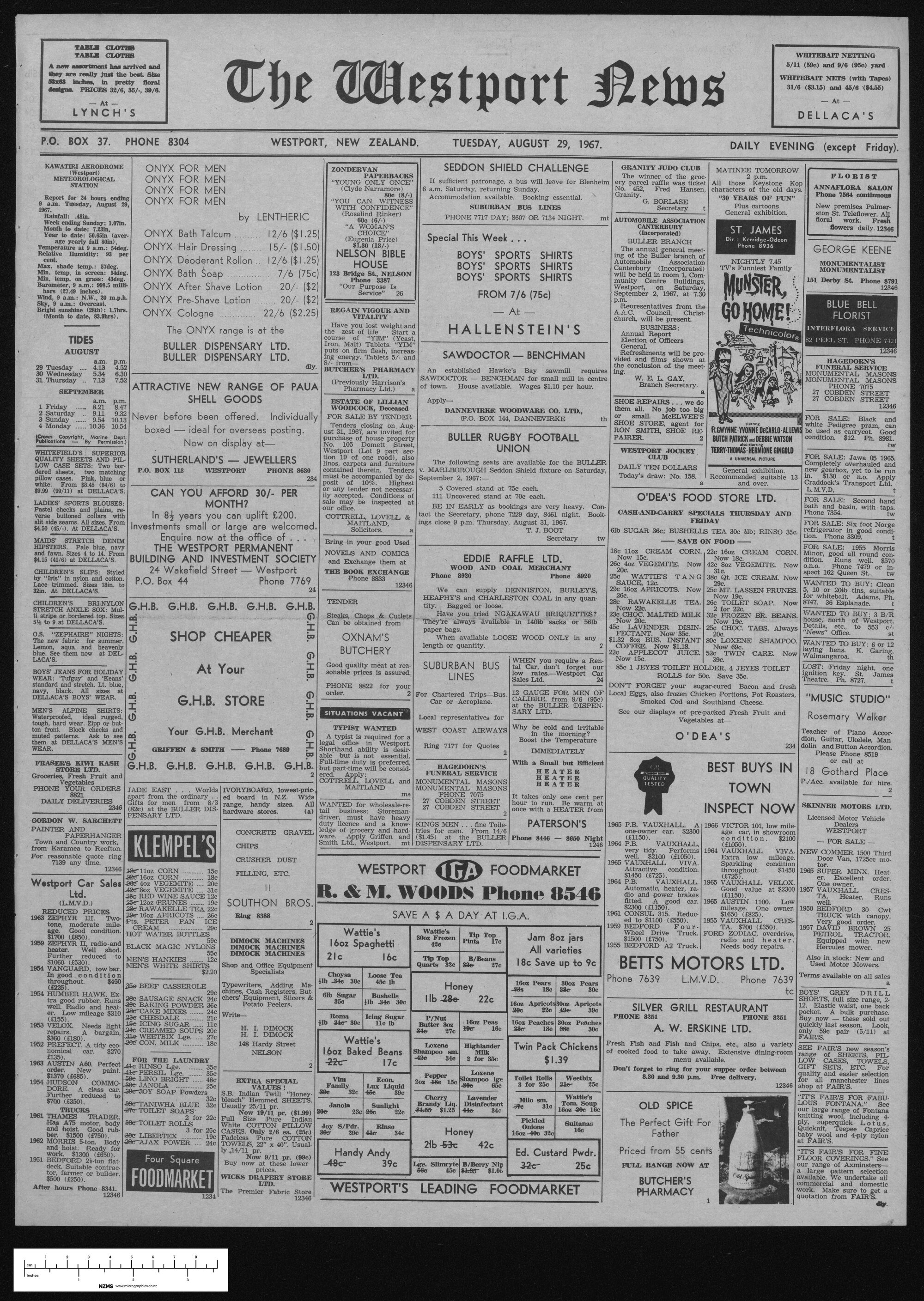 1967-08-29 Westport News