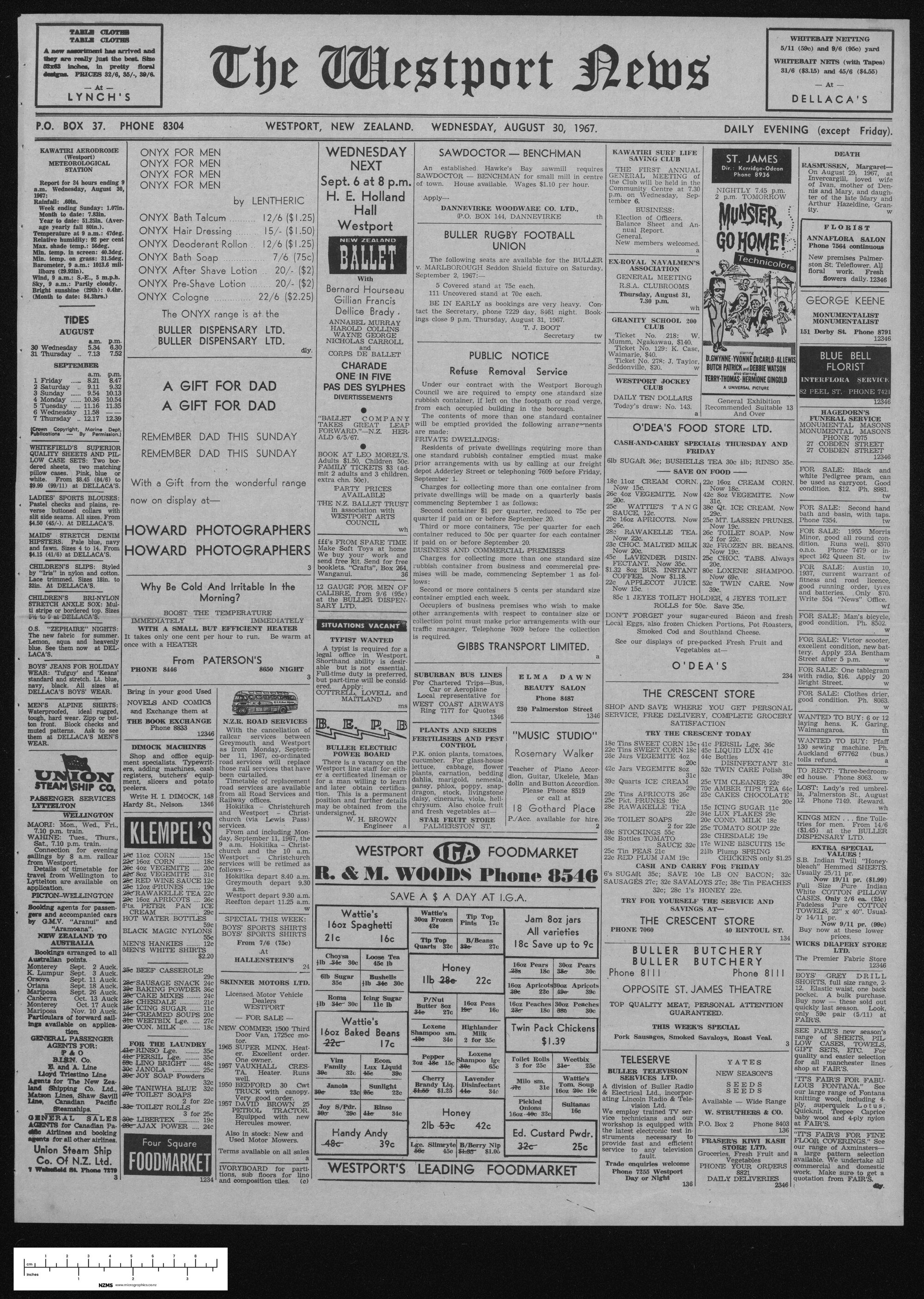 1967-08-30 Westport News