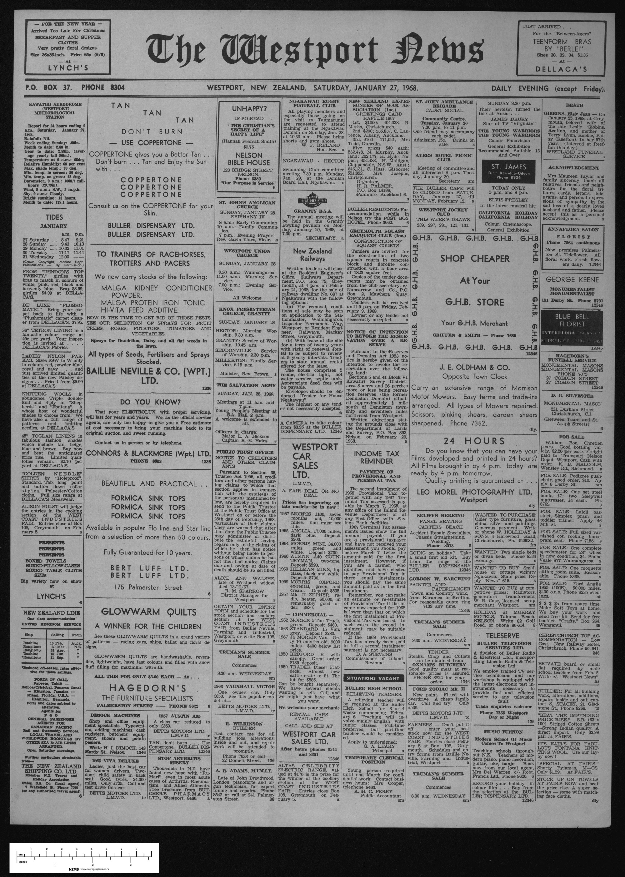 1968-01-27 Westport News