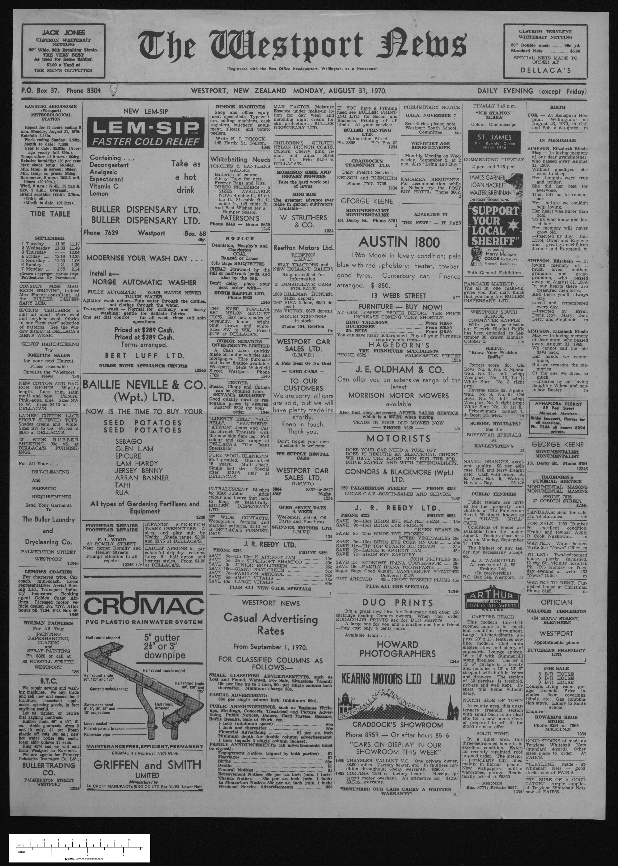 1970-08-31 Westport News