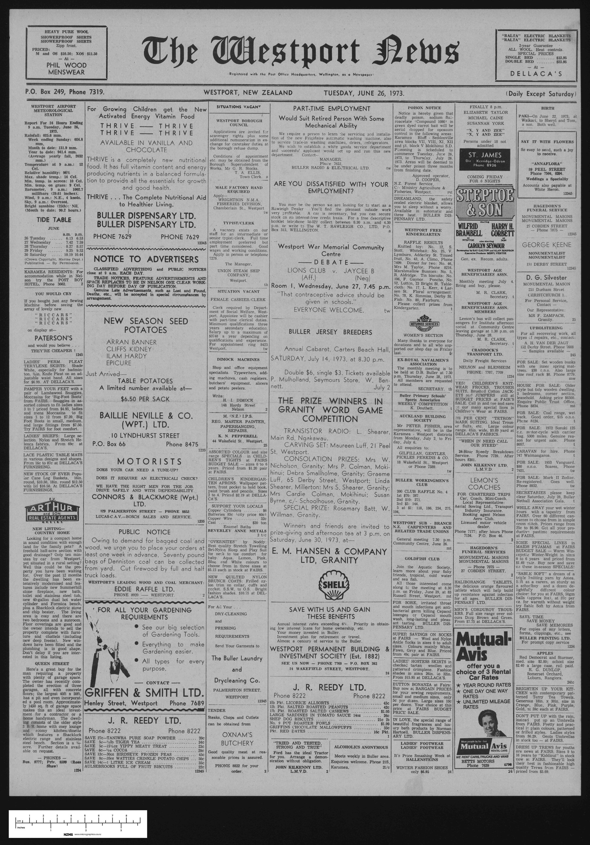 1973-06-26 Westport News