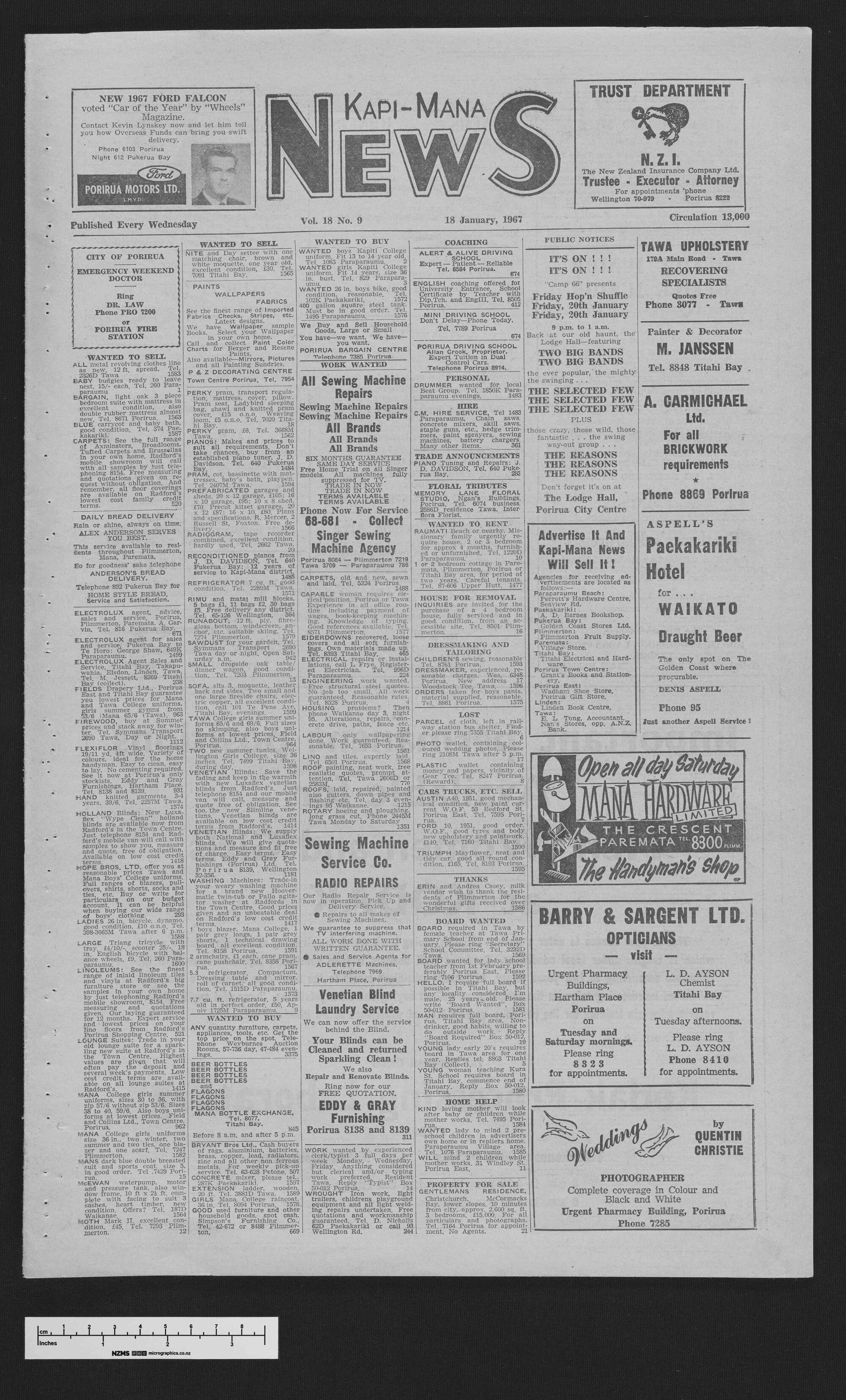 1967-01-18 Kapi-Mana News