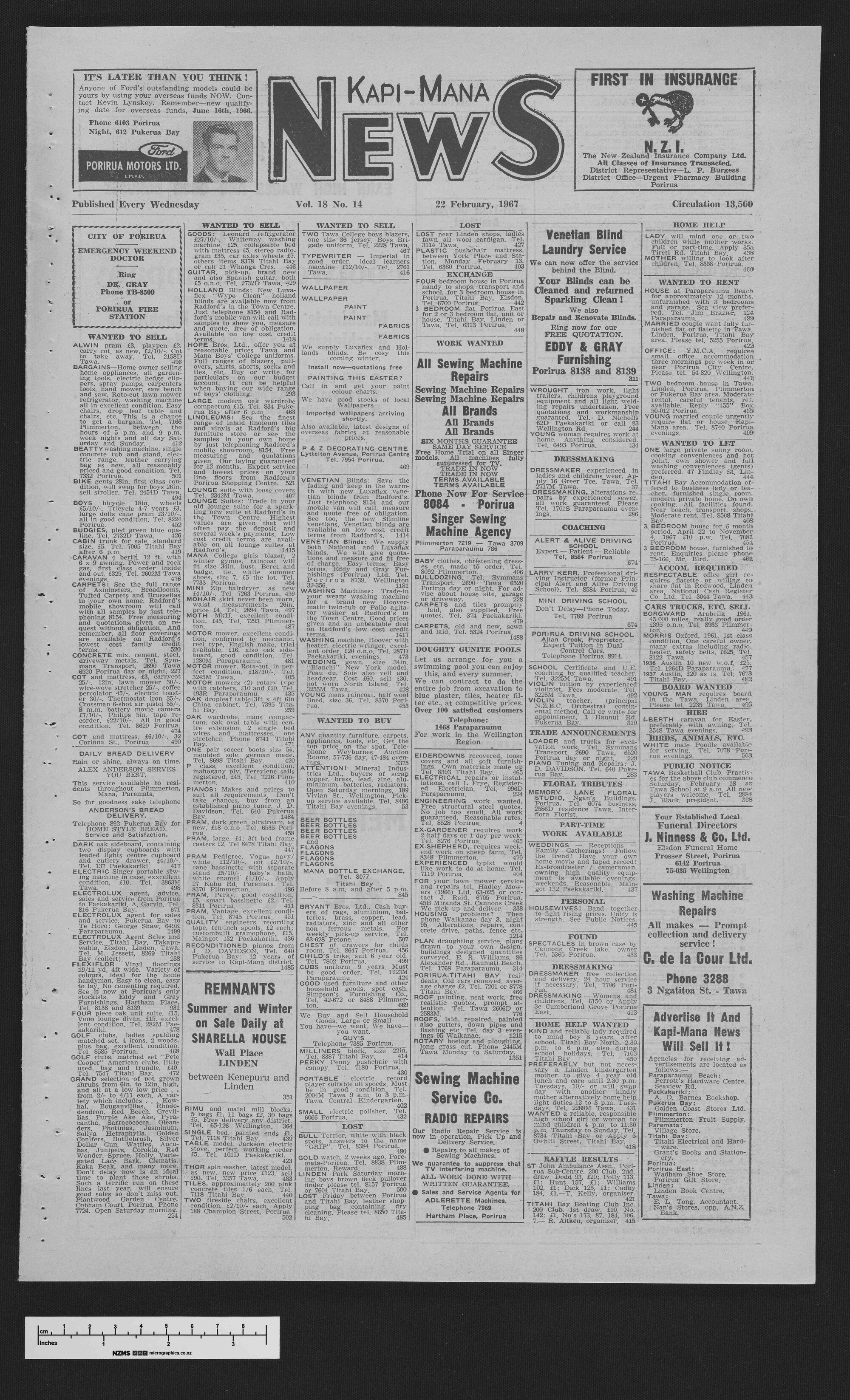 1967-02-22 Kapi-Mana News
