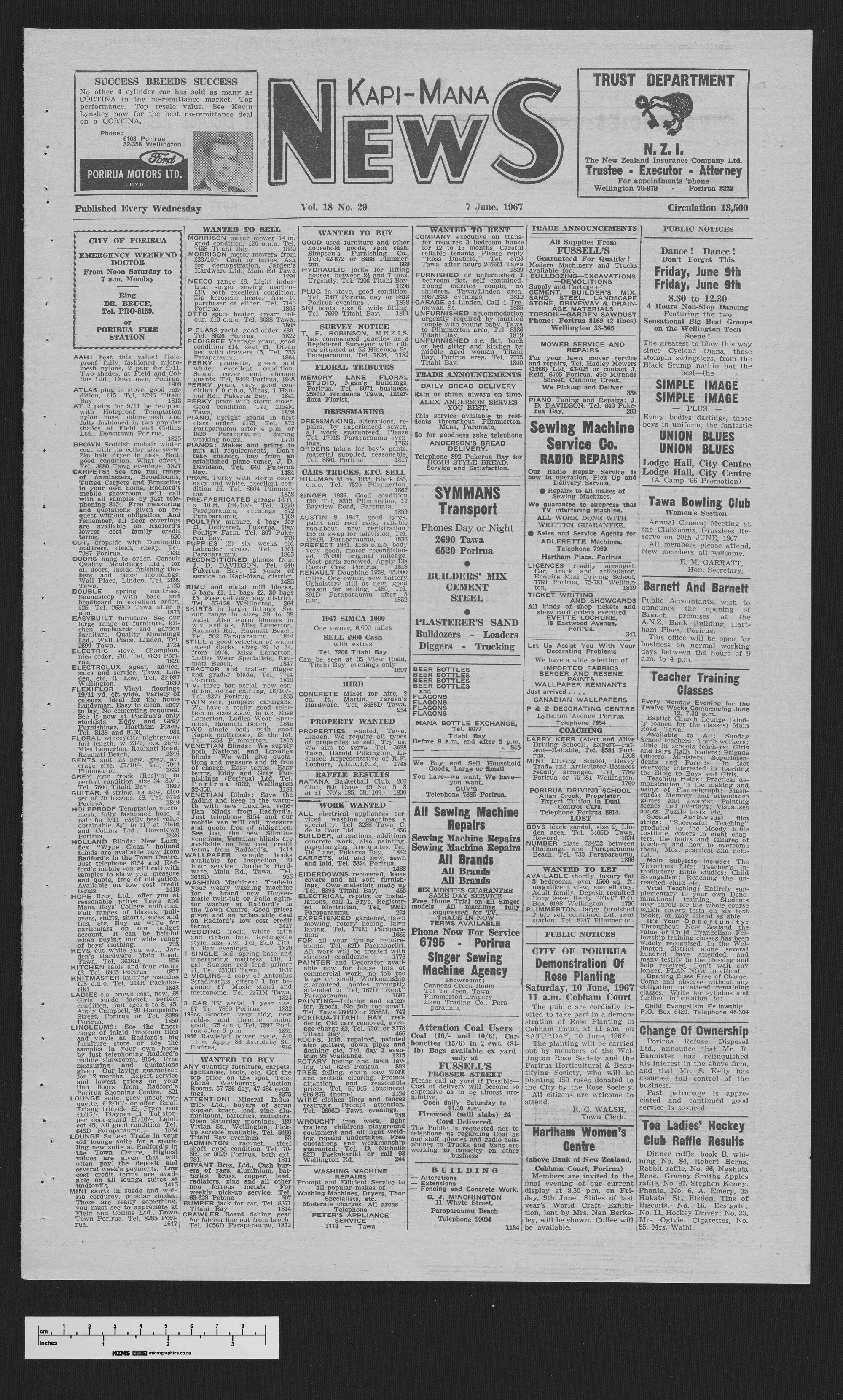 1967-06-07 Kapi-Mana News