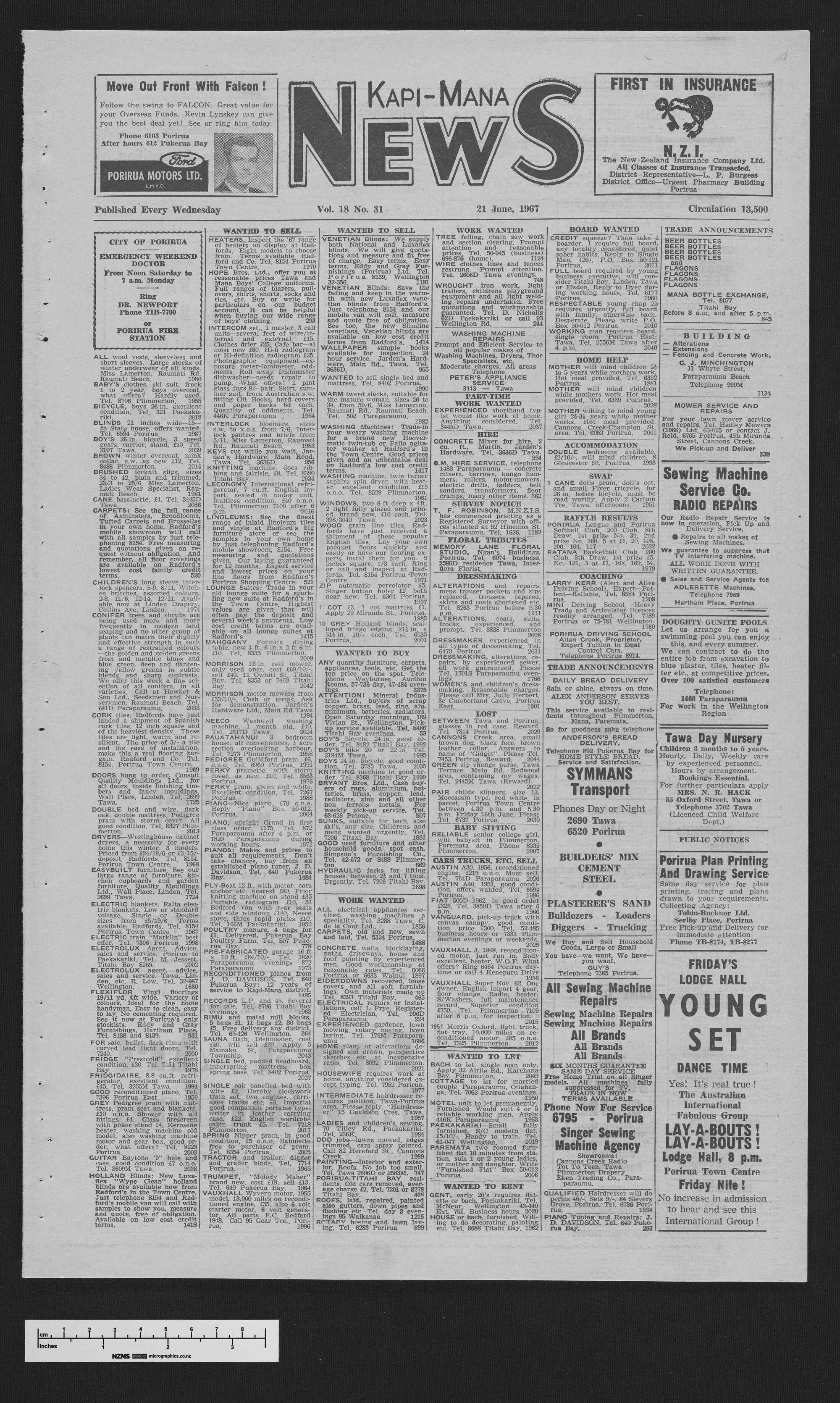 1967-06-21 Kapi-Mana News