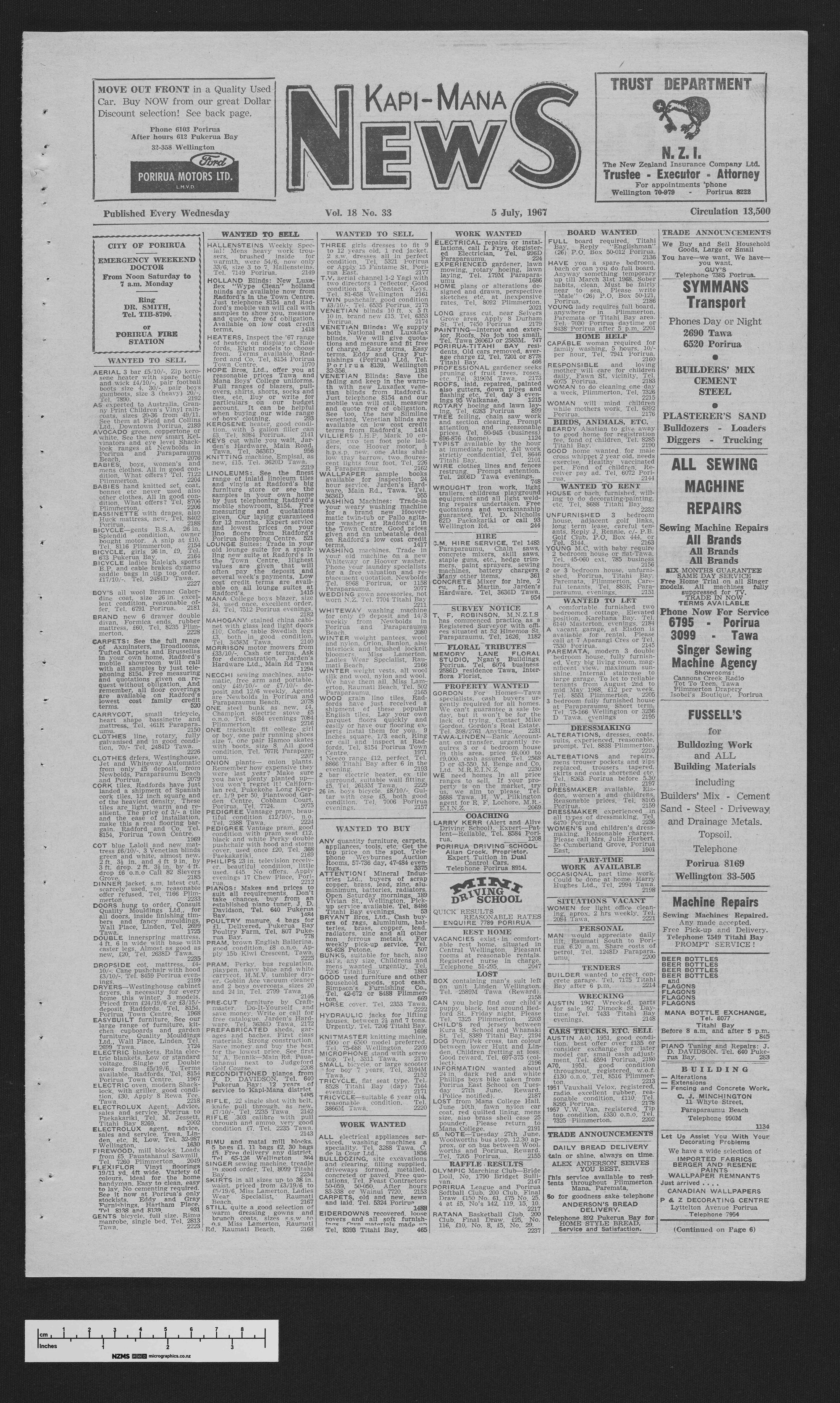 1967-07-05 Kapi-Mana News