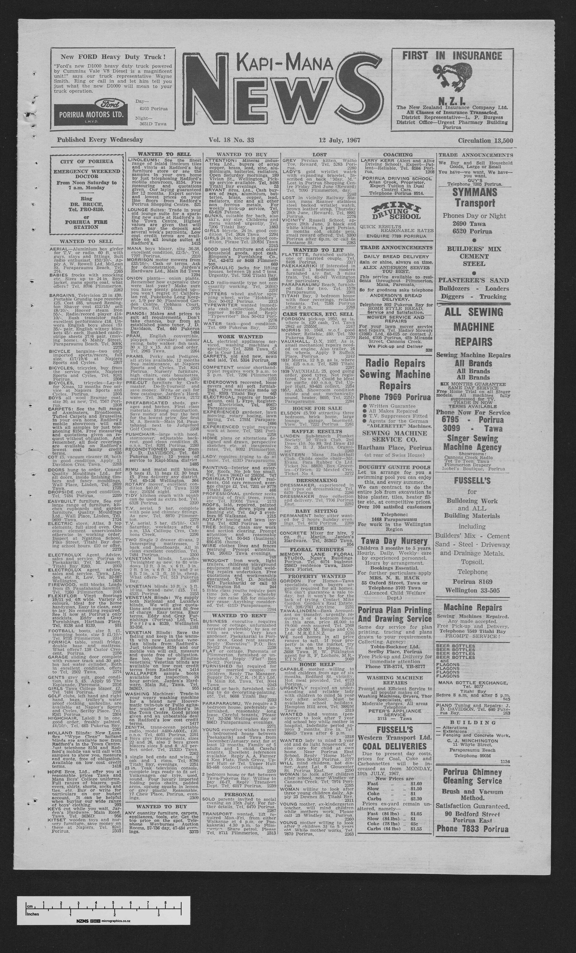 1967-07-12 Kapi-Mana News
