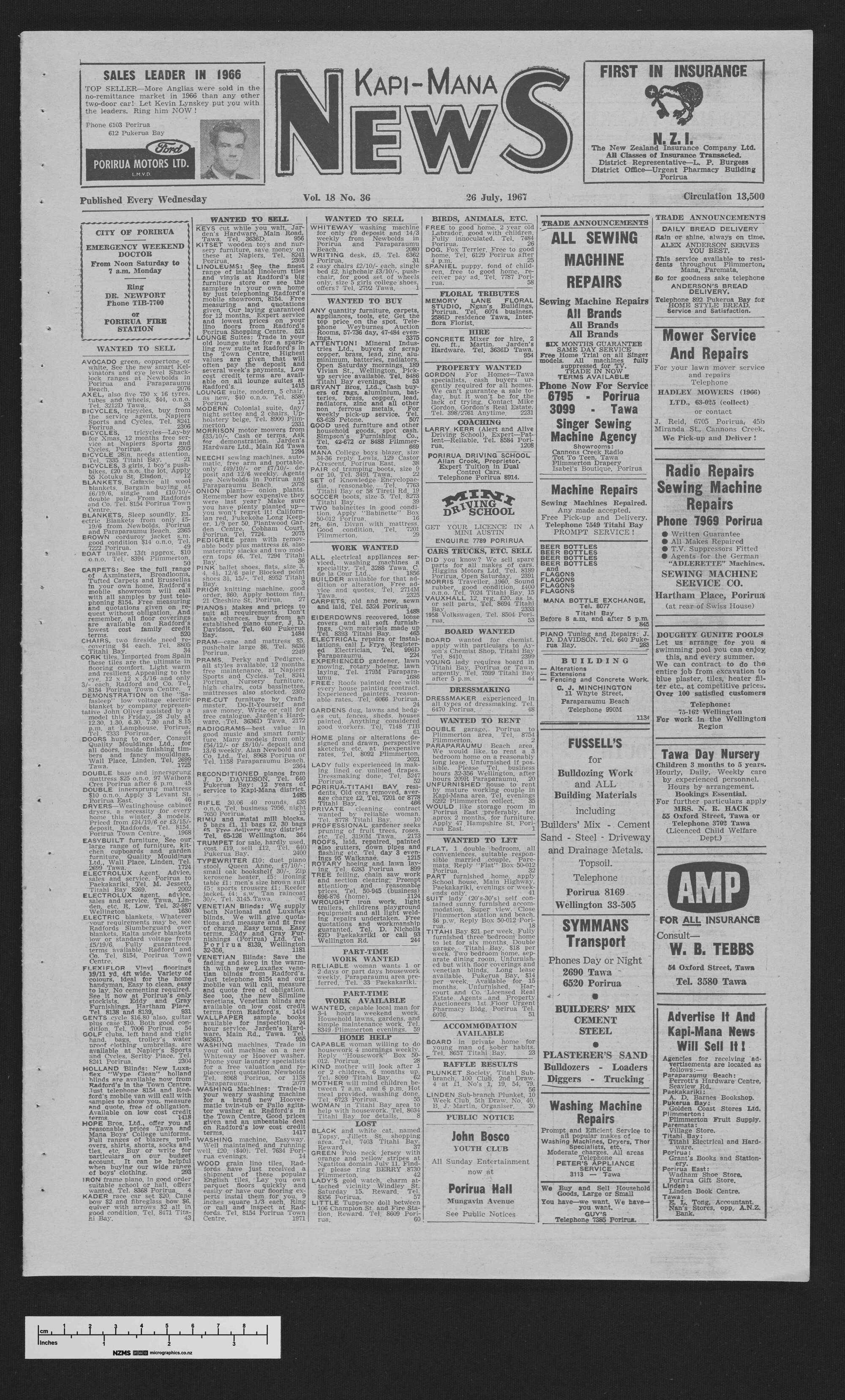 1967-07-26 Kapi-Mana News