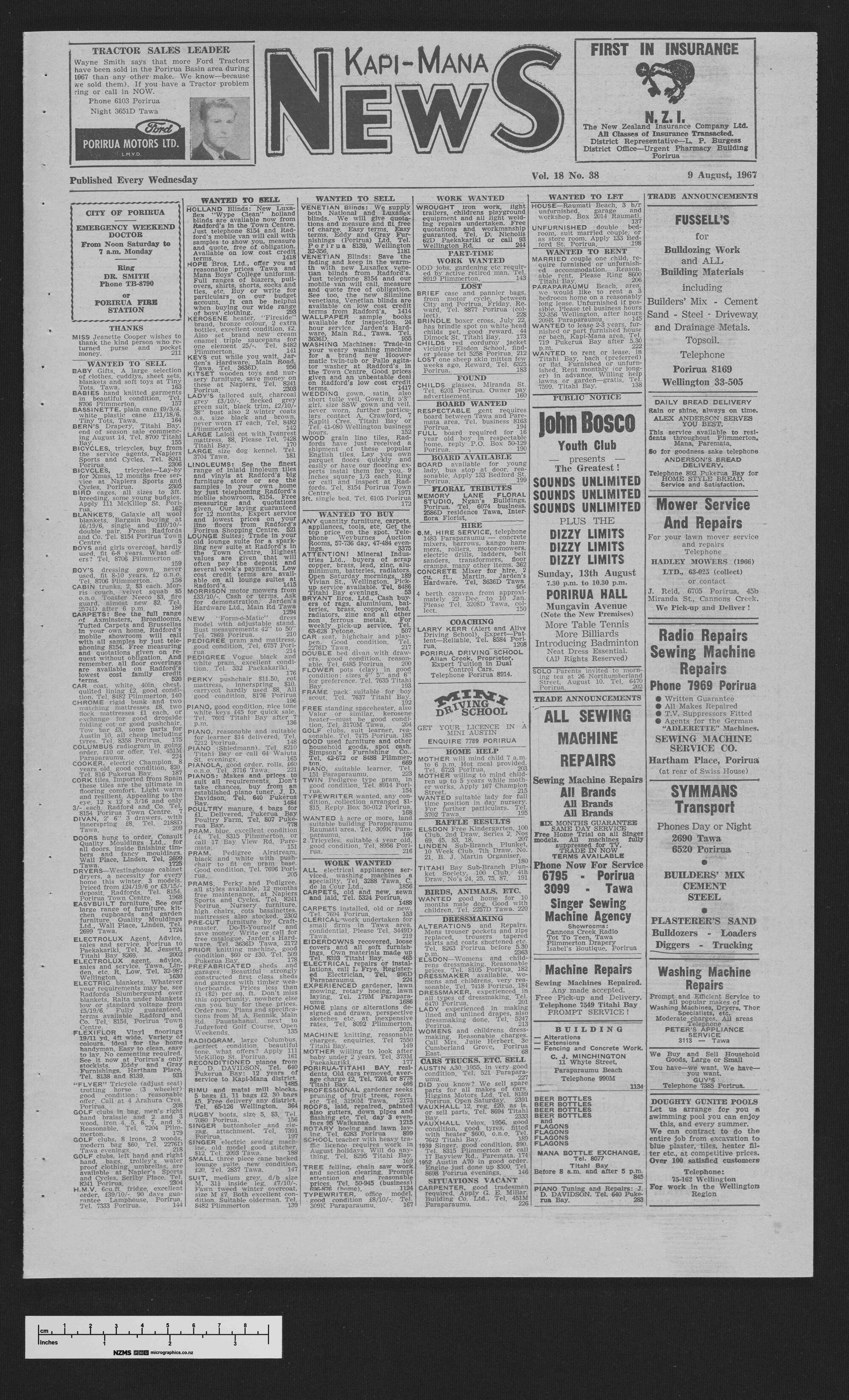 1967-08-09 Kapi-Mana News