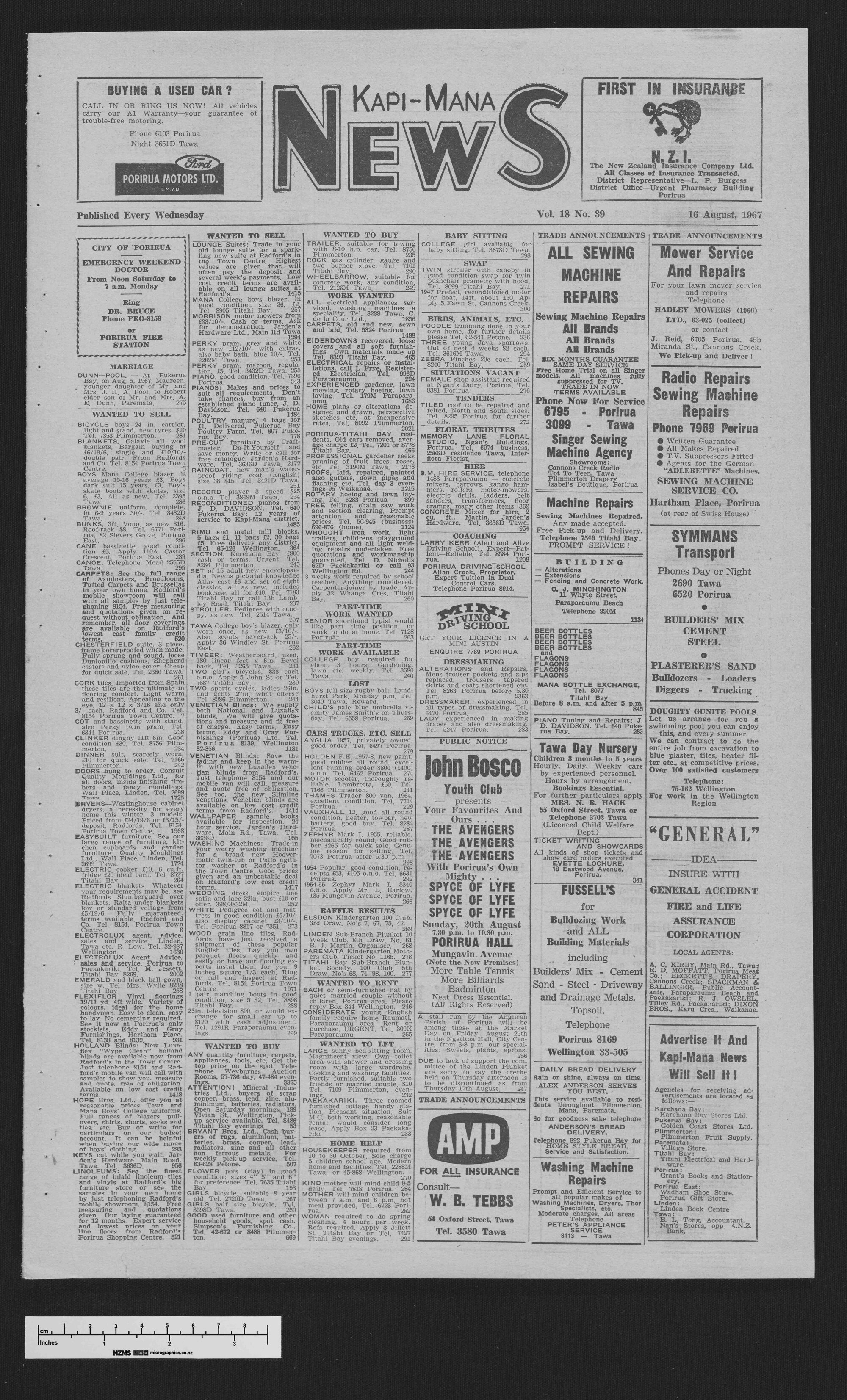 1967-08-16 Kapi-Mana News