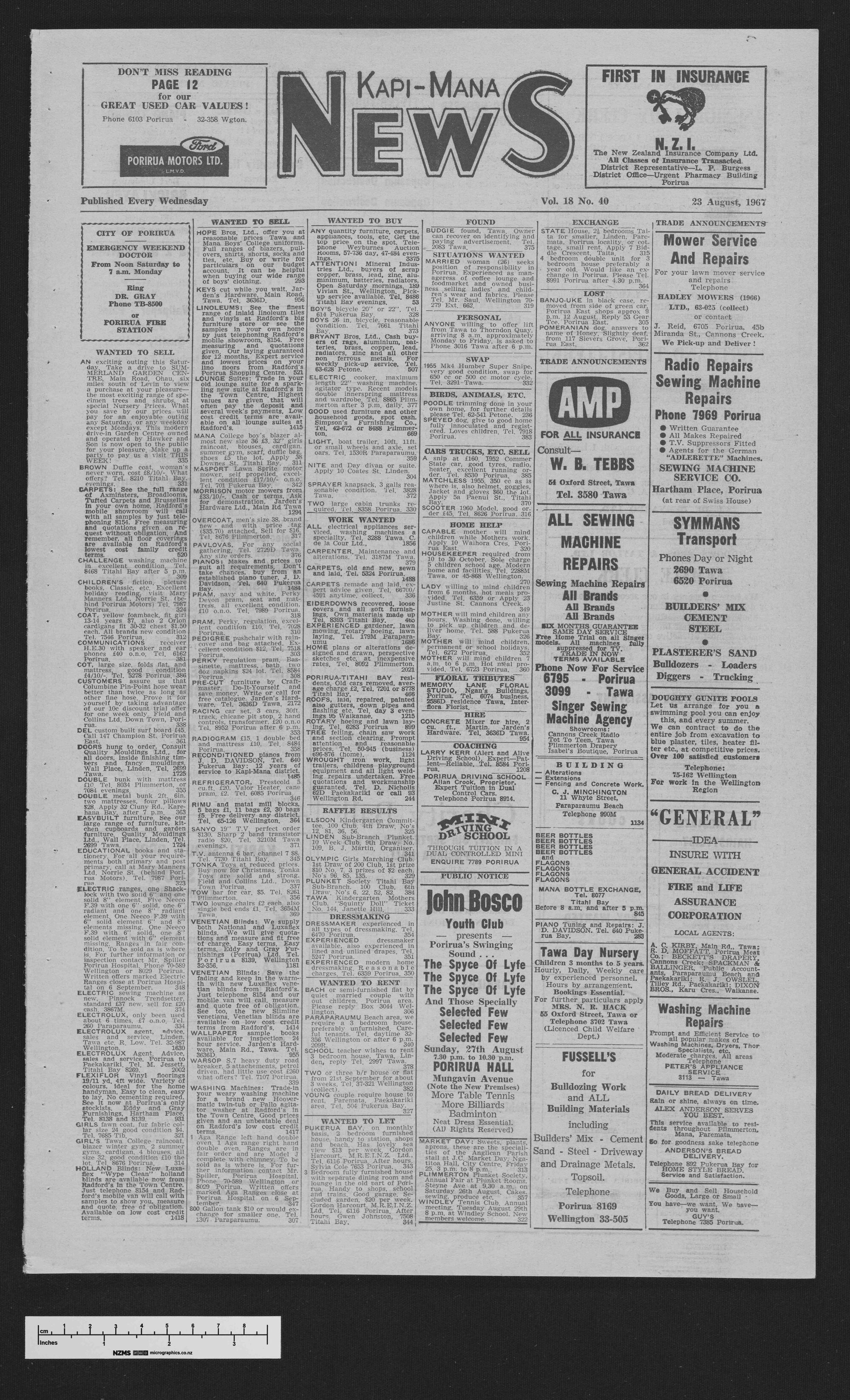 1967-08-23 Kapi-Mana News