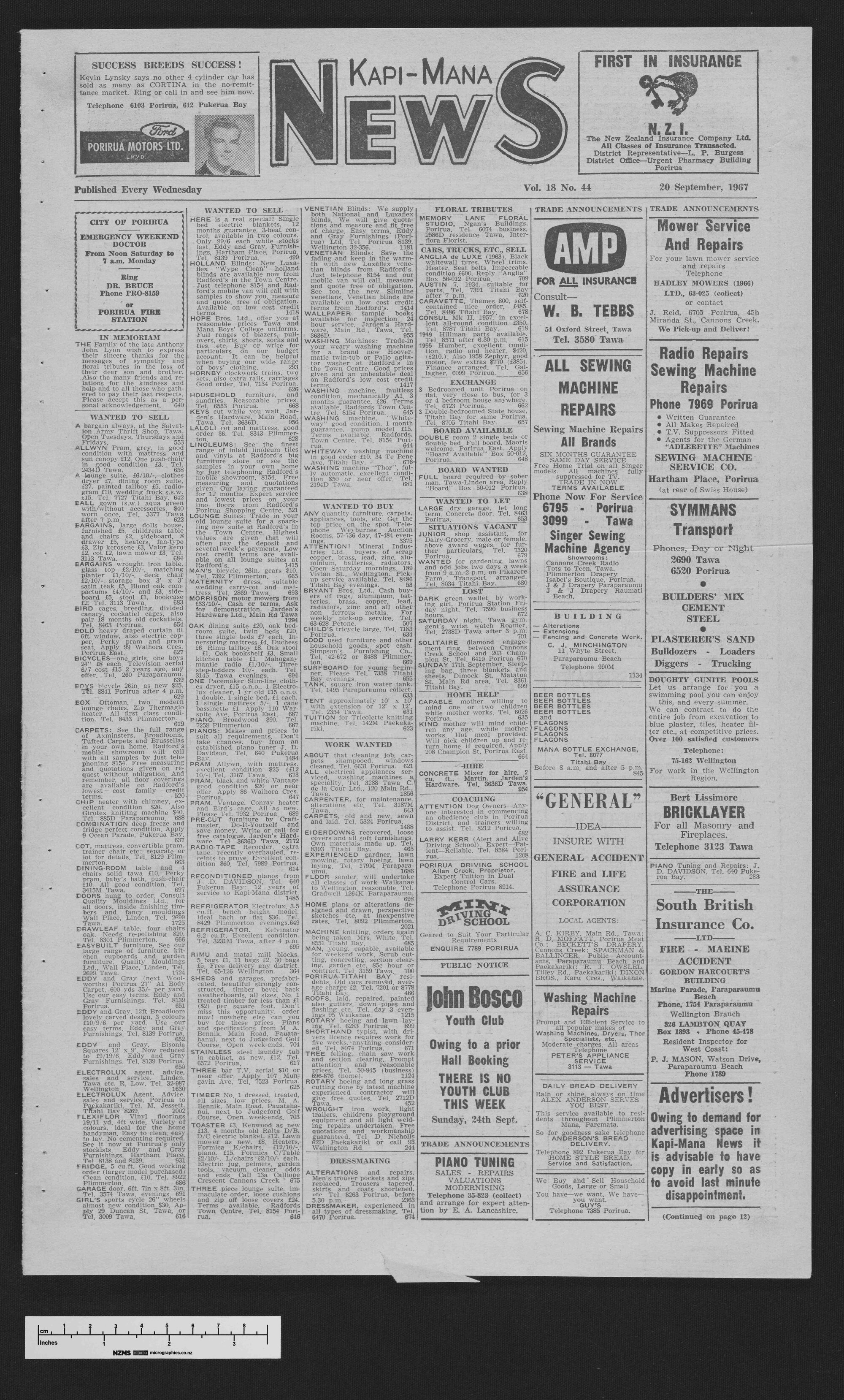 1967-09-20 Kapi-Mana News