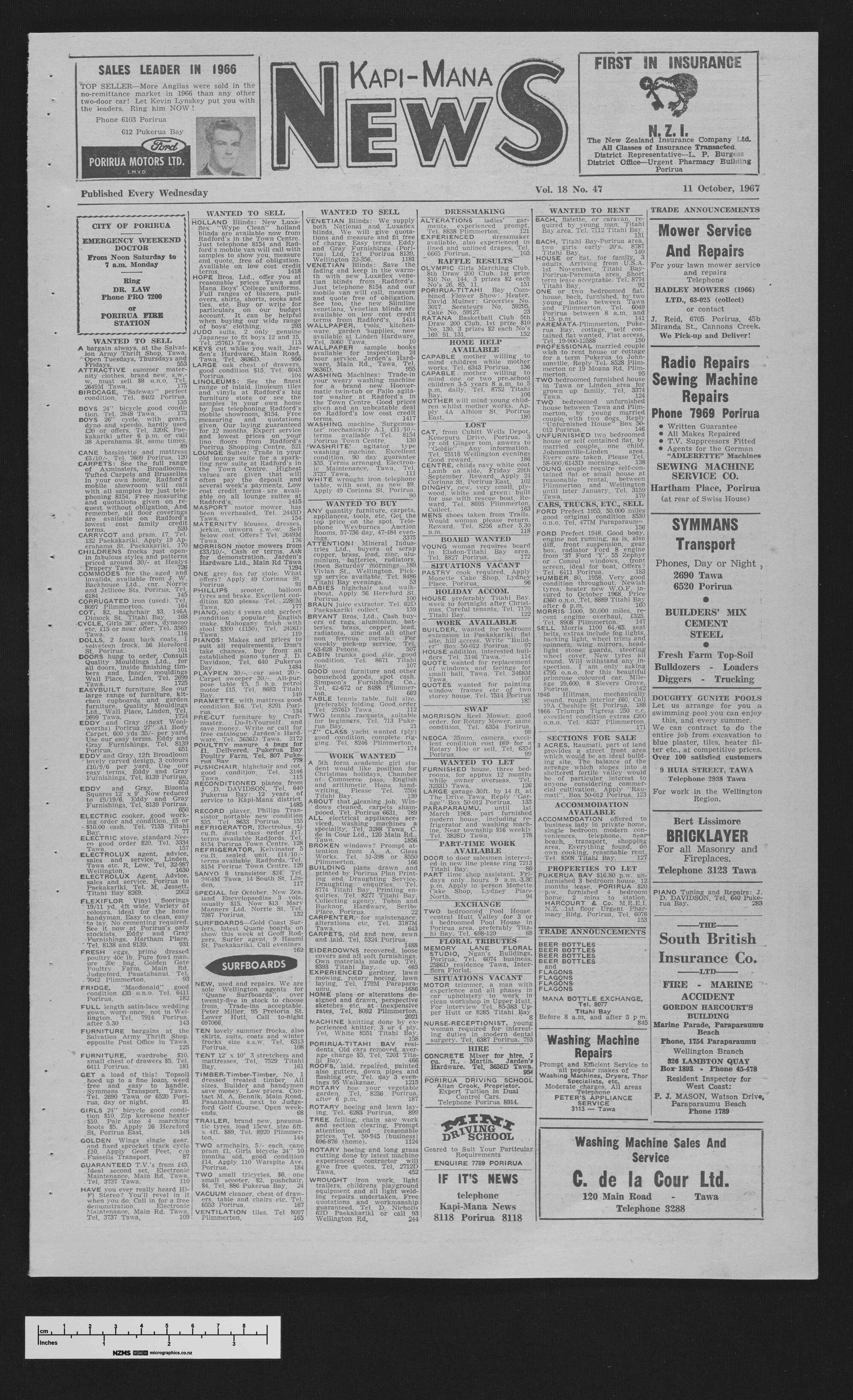 1967-10-11 Kapi-Mana News