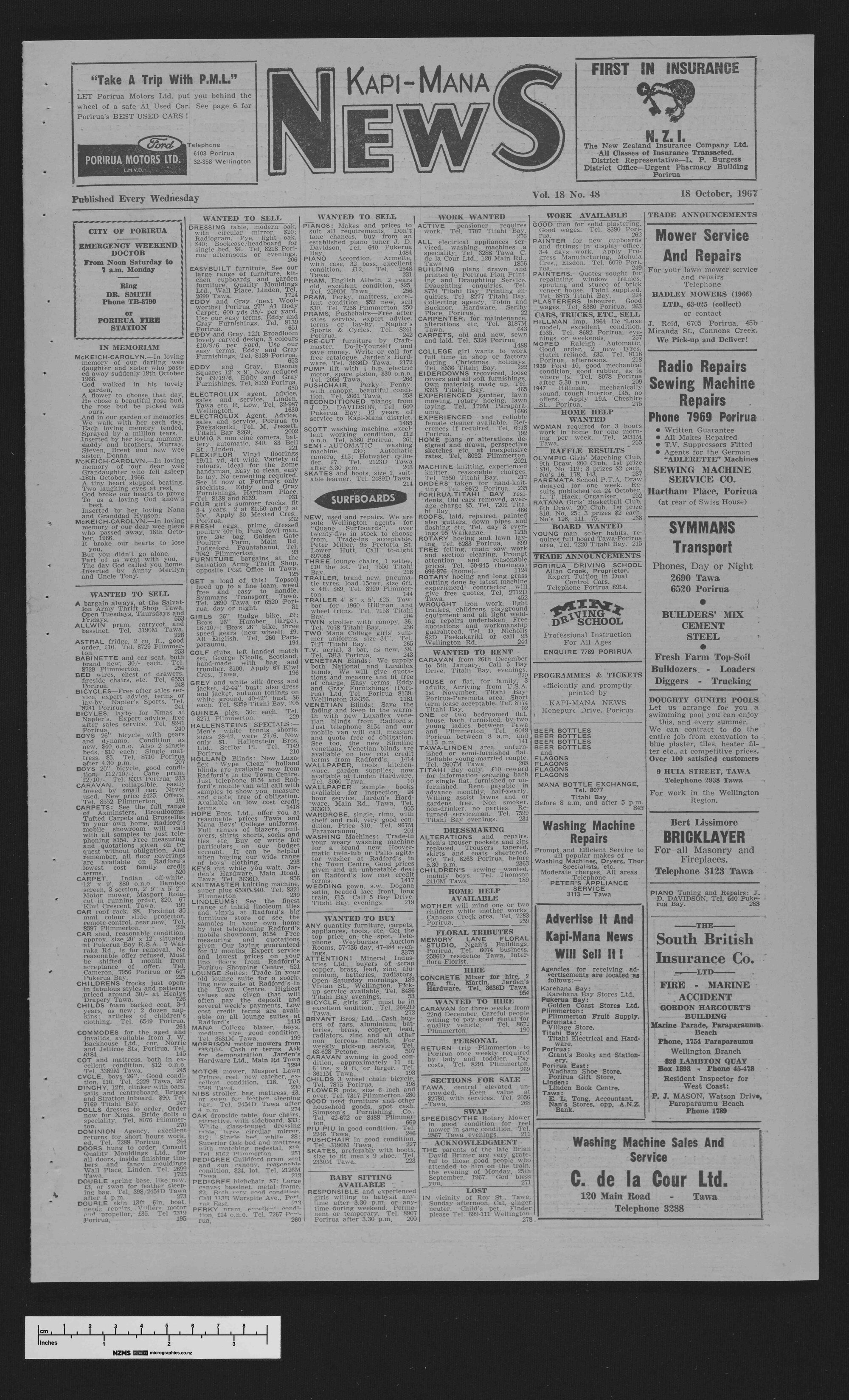 1967-10-18 Kapi-Mana News