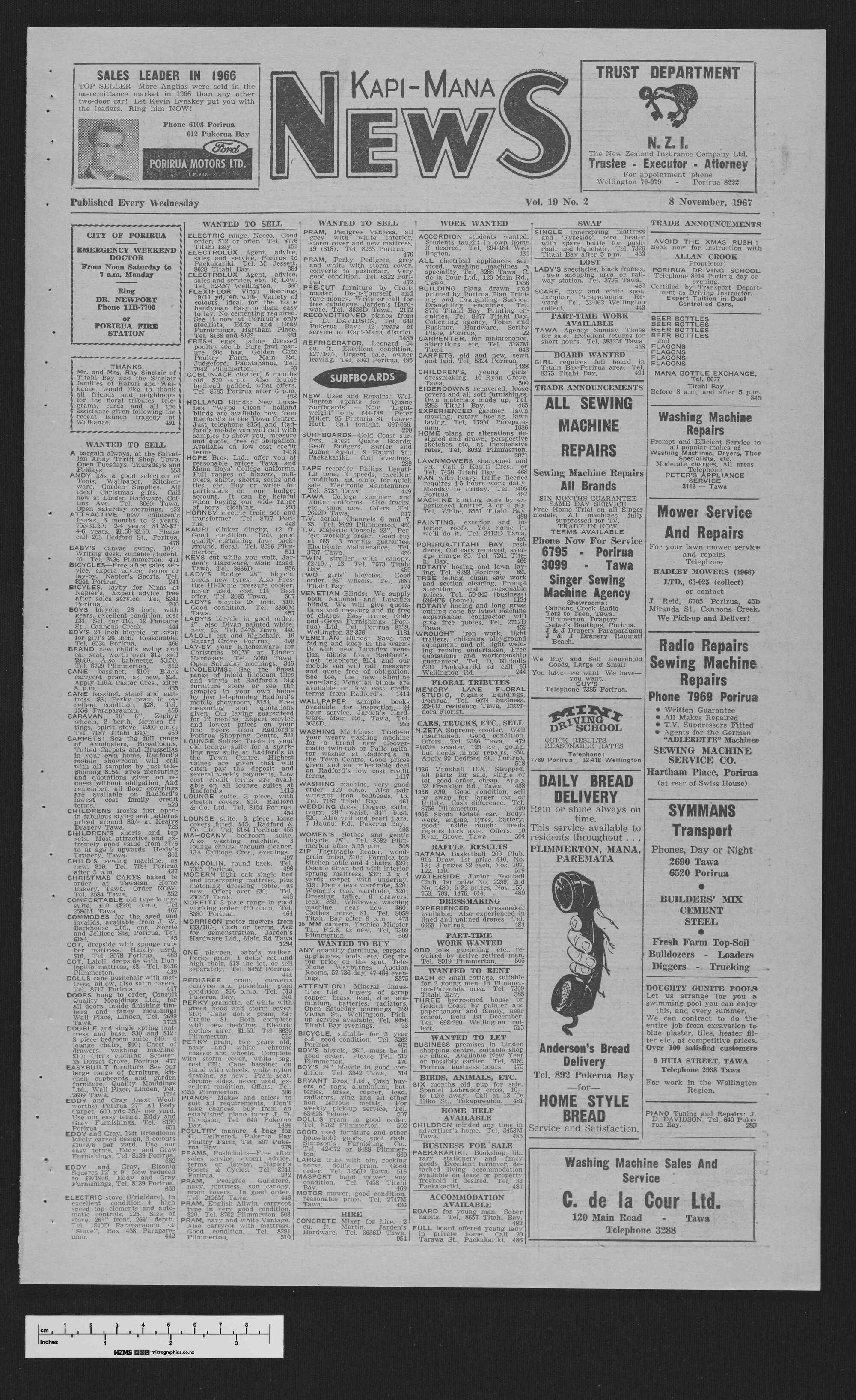 1967-11-08 Kapi-Mana News