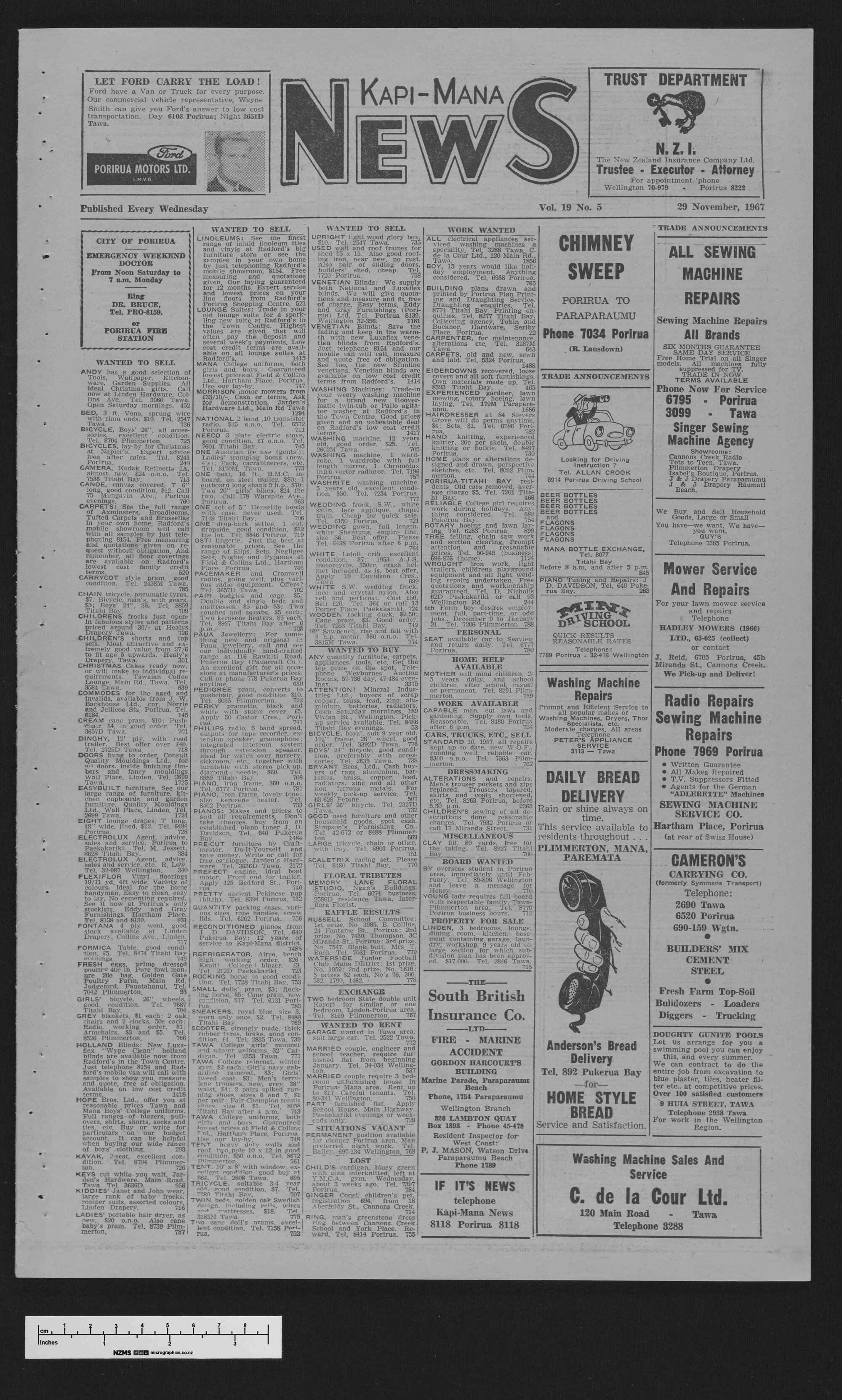 1967-11-29 Kapi-Mana News