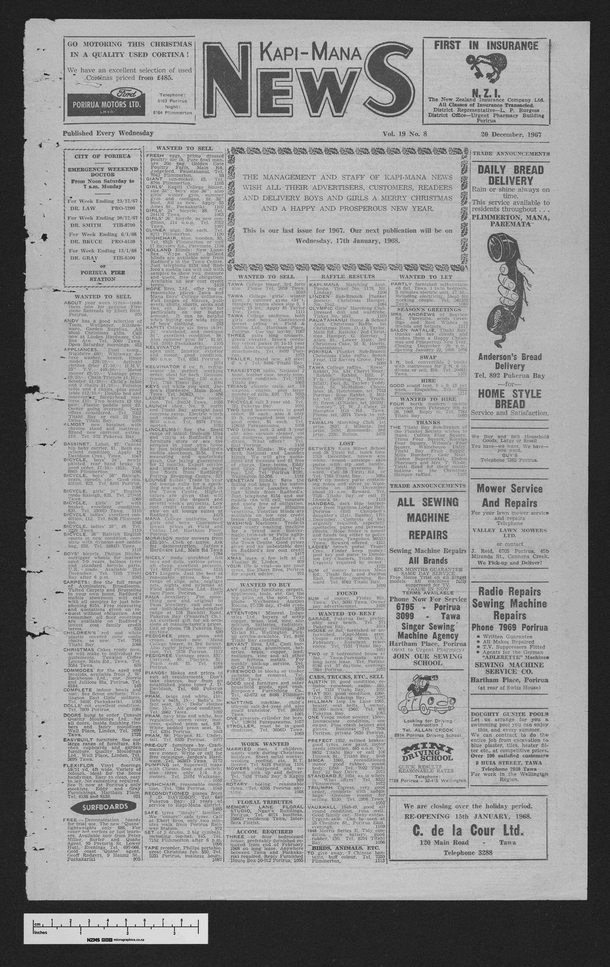 1967-12-20 Kapi-Mana News