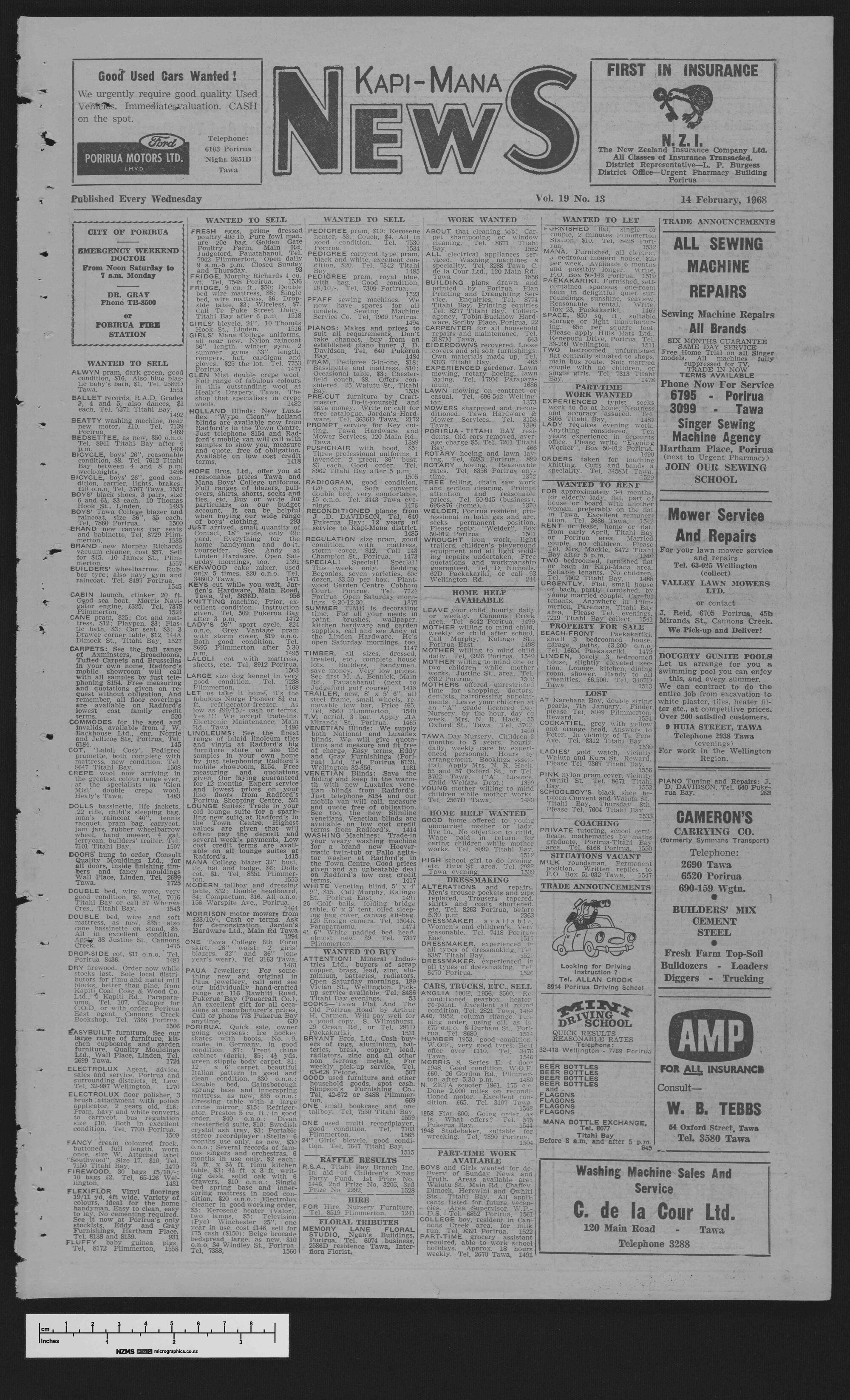 1968-02-14 Kapi-Mana News