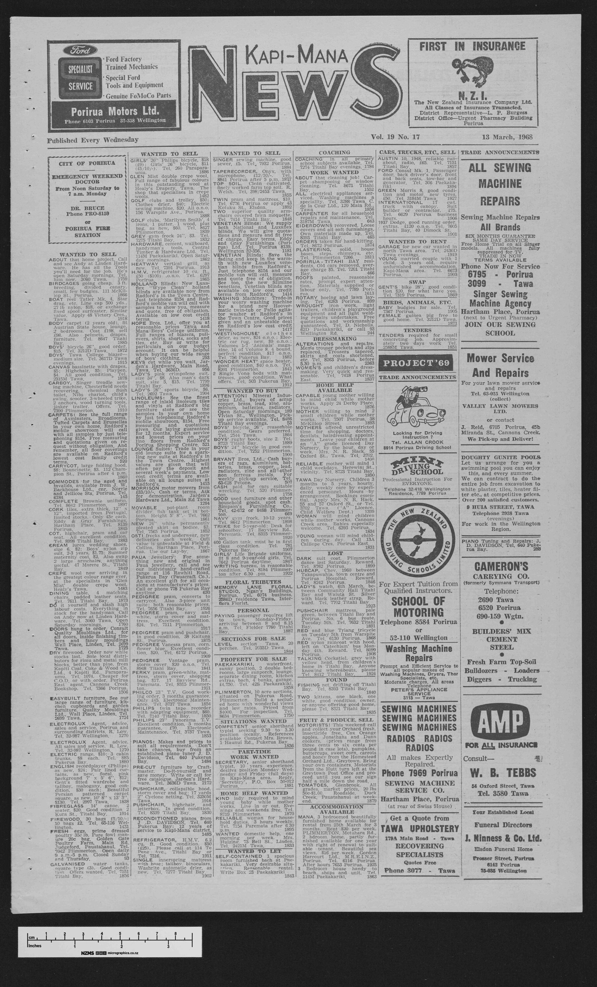 1968-03-13 Kapi-Mana News