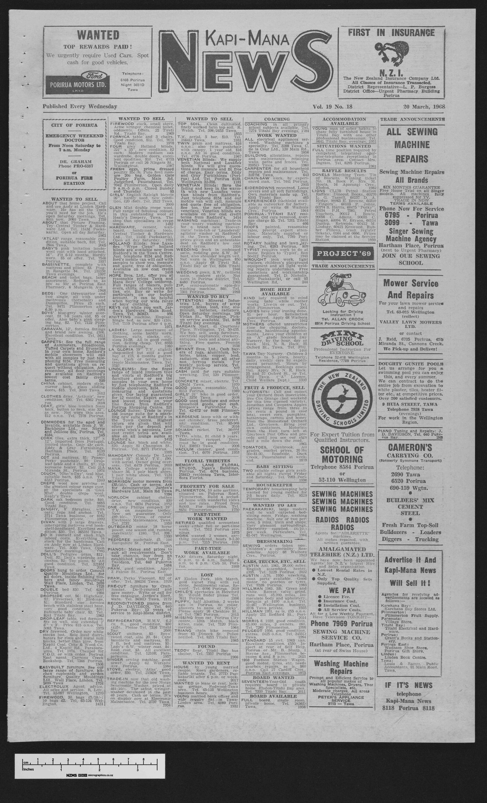 1968-03-20 Kapi-Mana News