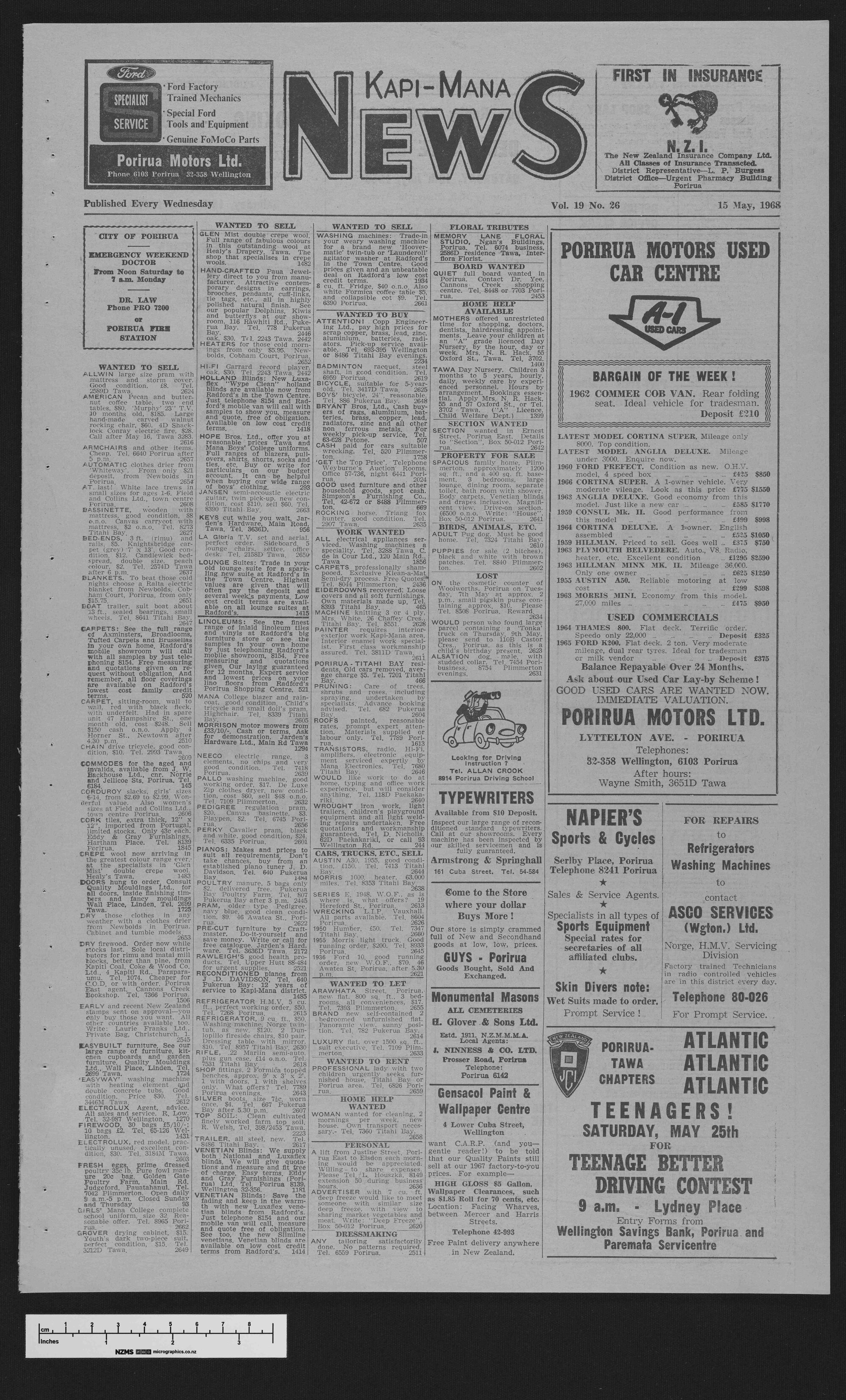 1968-05-15 Kapi-Mana News