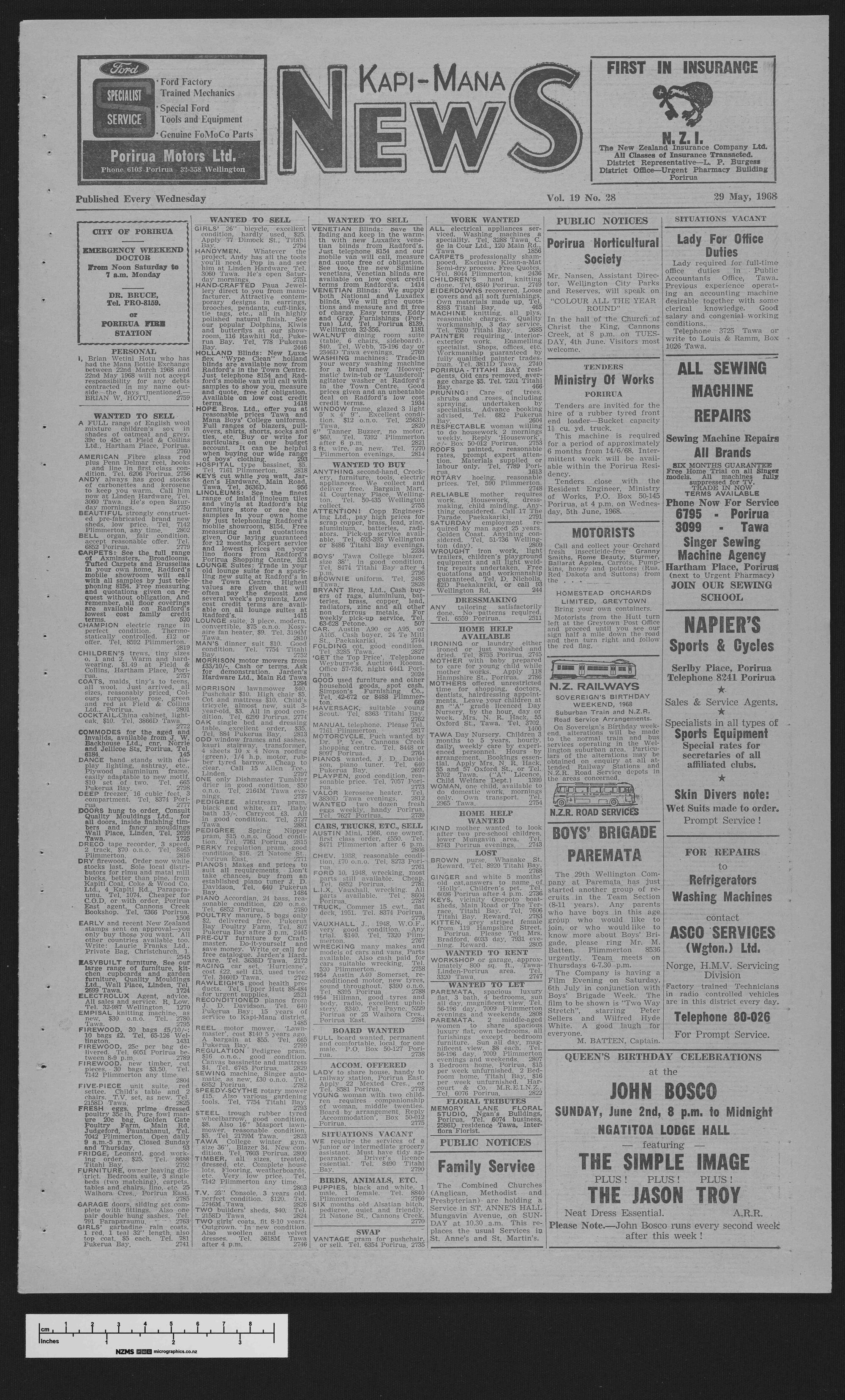 1968-05-29 Kapi-Mana News