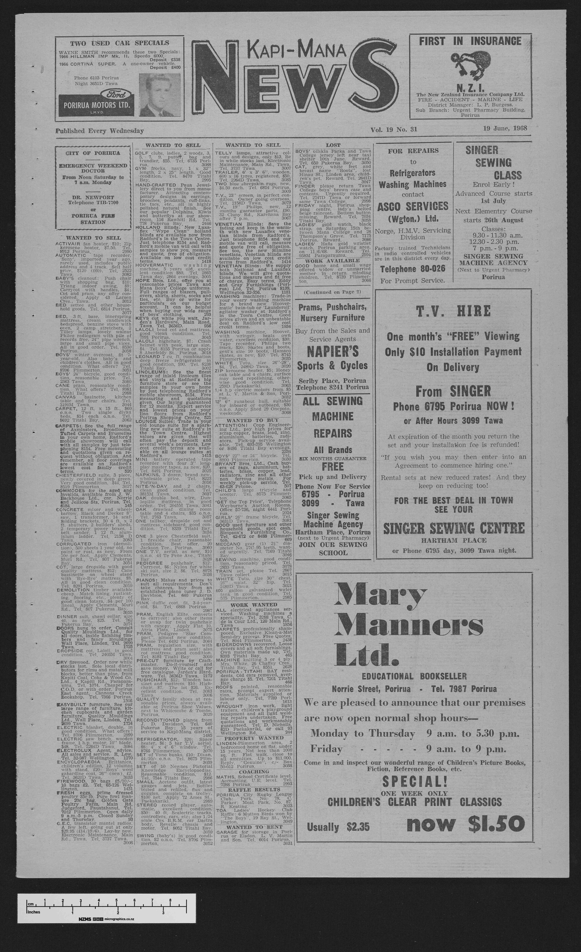 1968-06-19 Kapi-Mana News