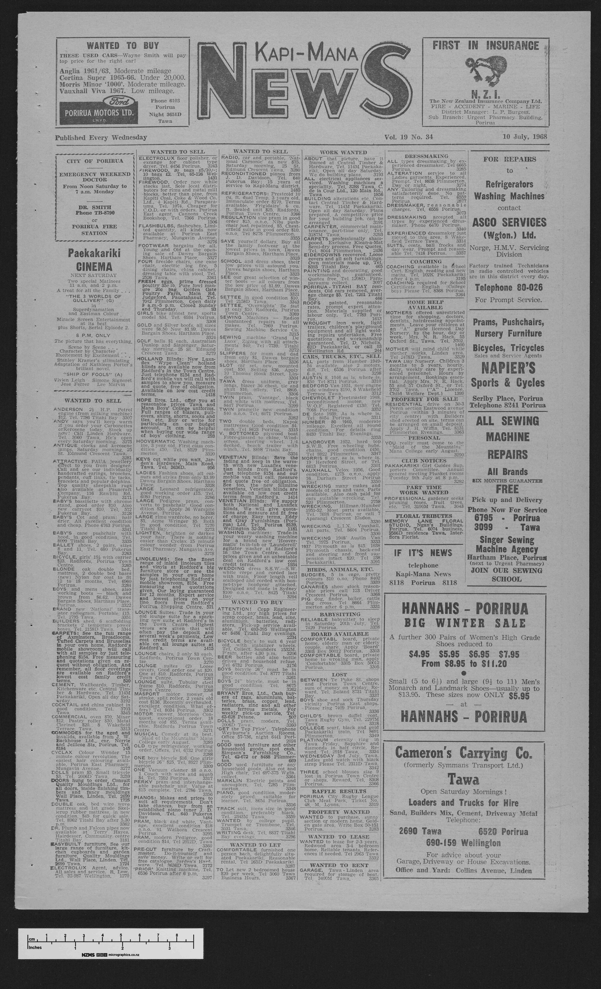 1968-07-10 Kapi-Mana News
