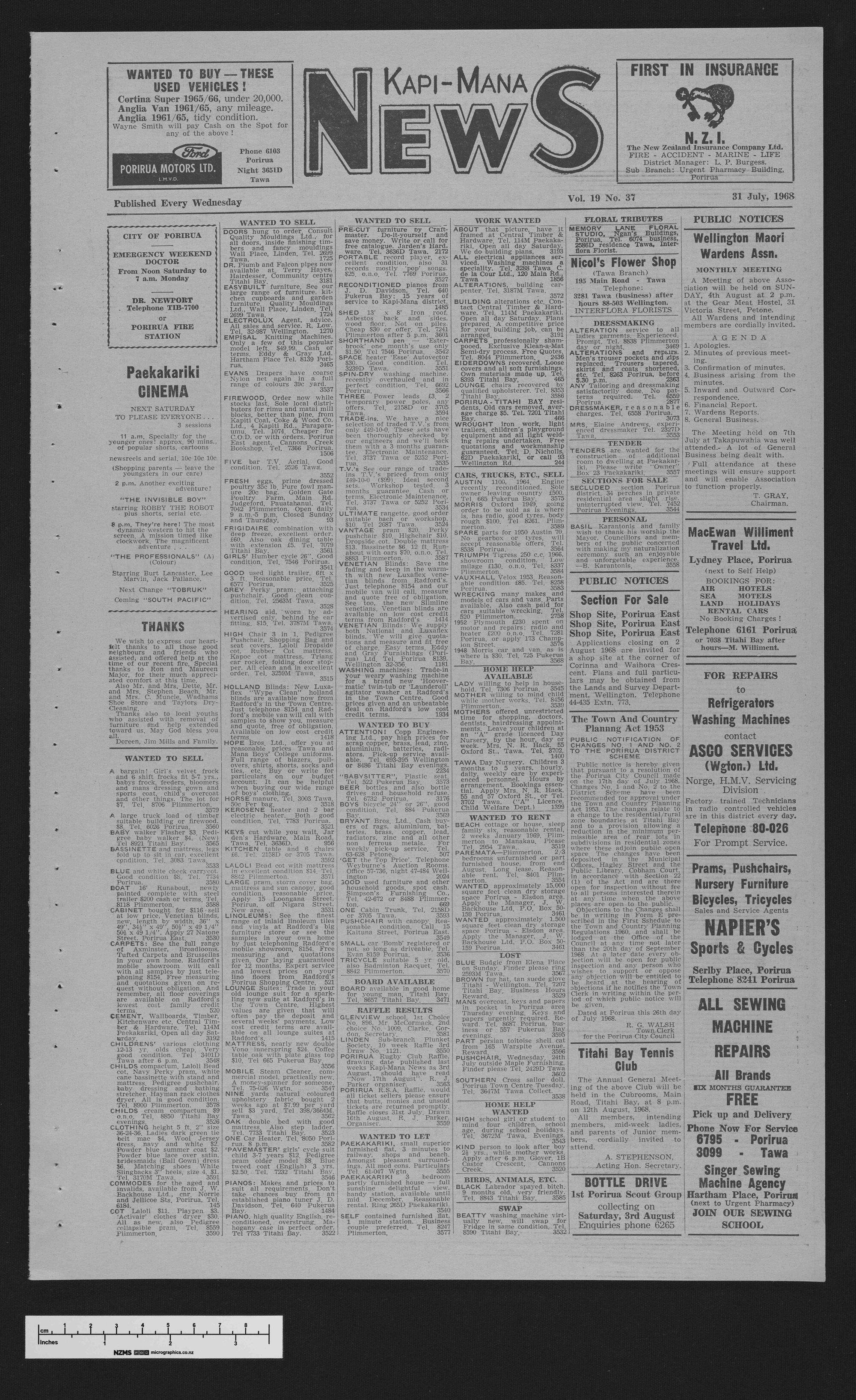 1968-07-31 Kapi-Mana News