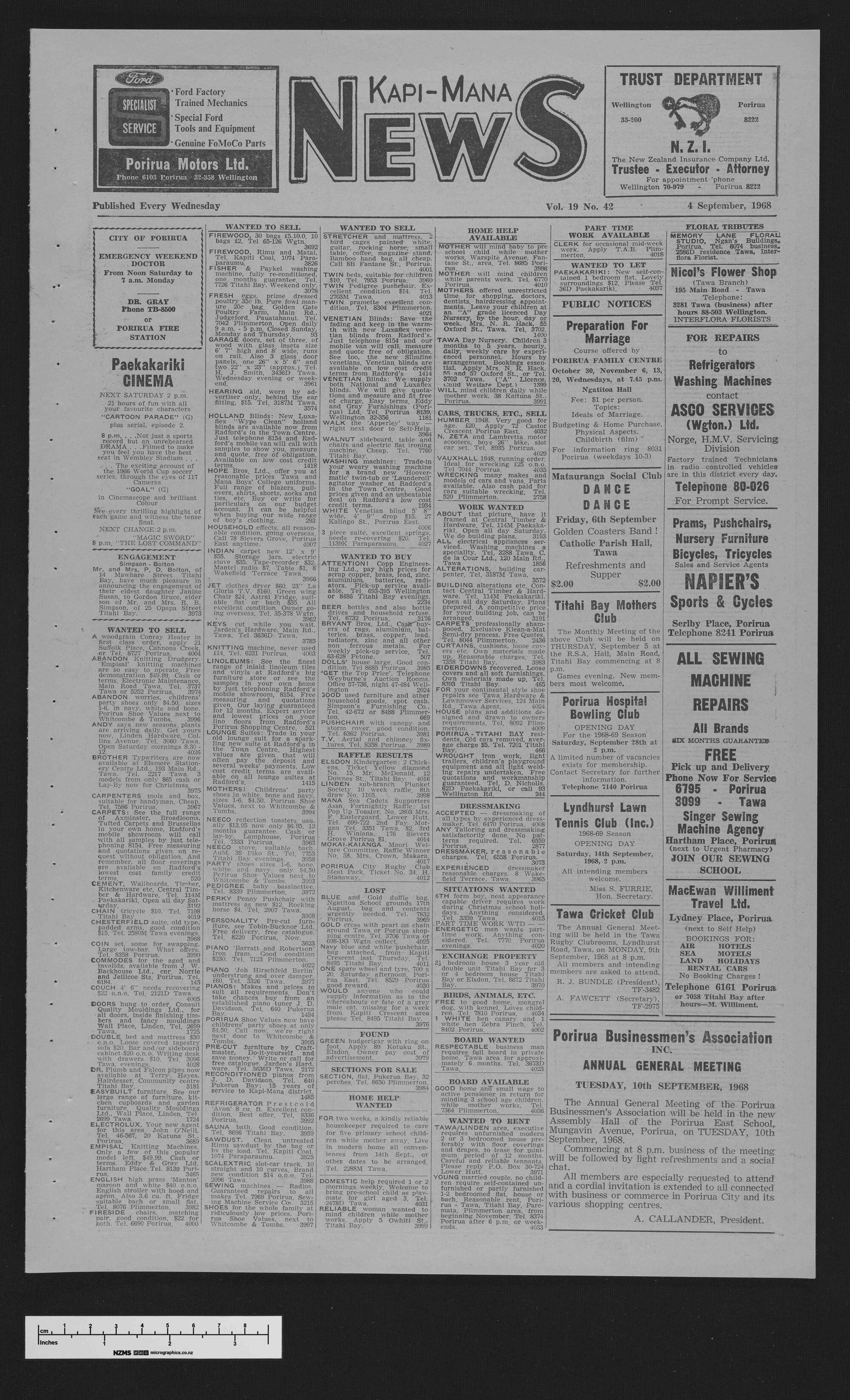 1968-09-04 Kapi-Mana News