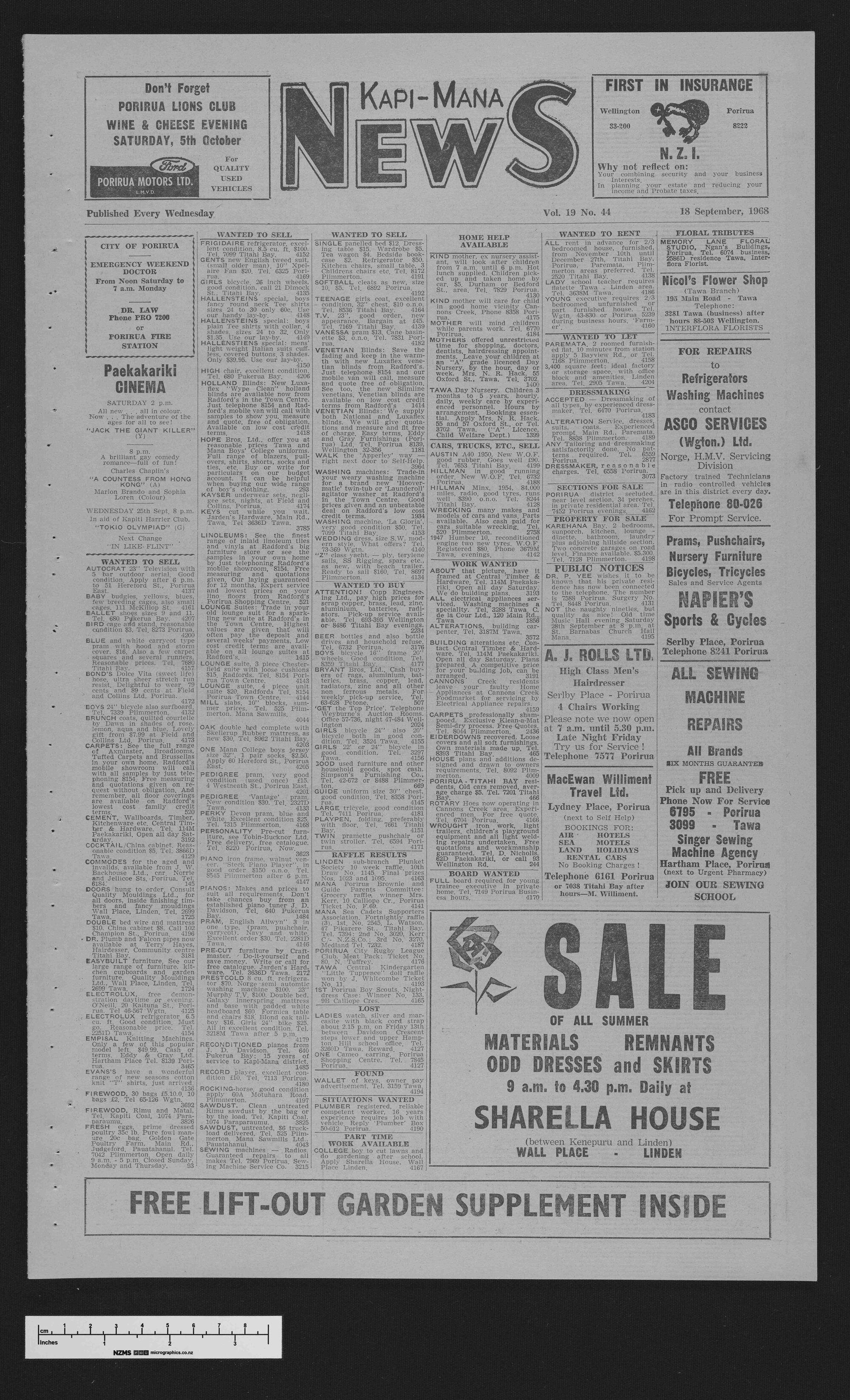 1968-09-18 Kapi-Mana News